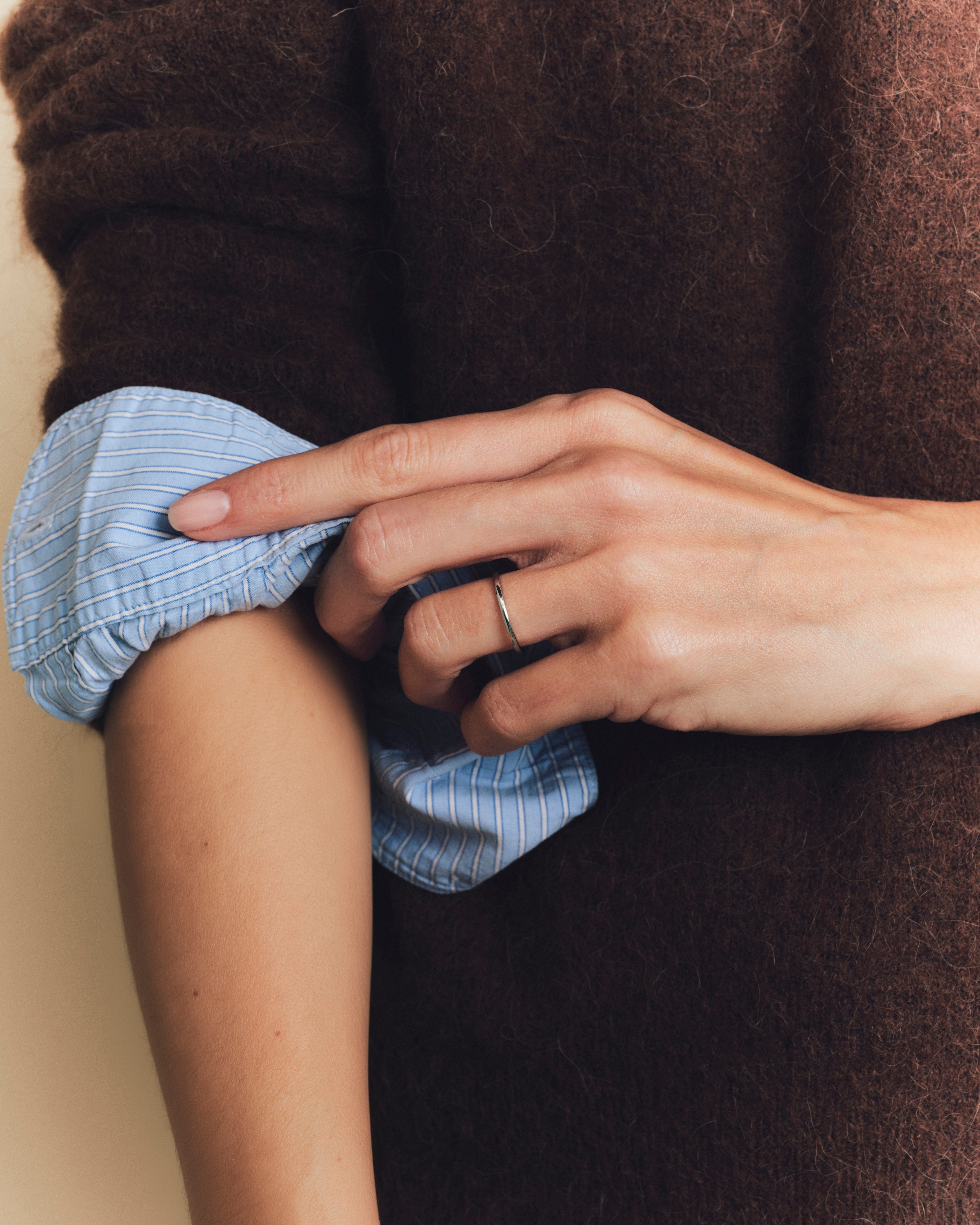 Liane wedding ring 1.50mm - White gold