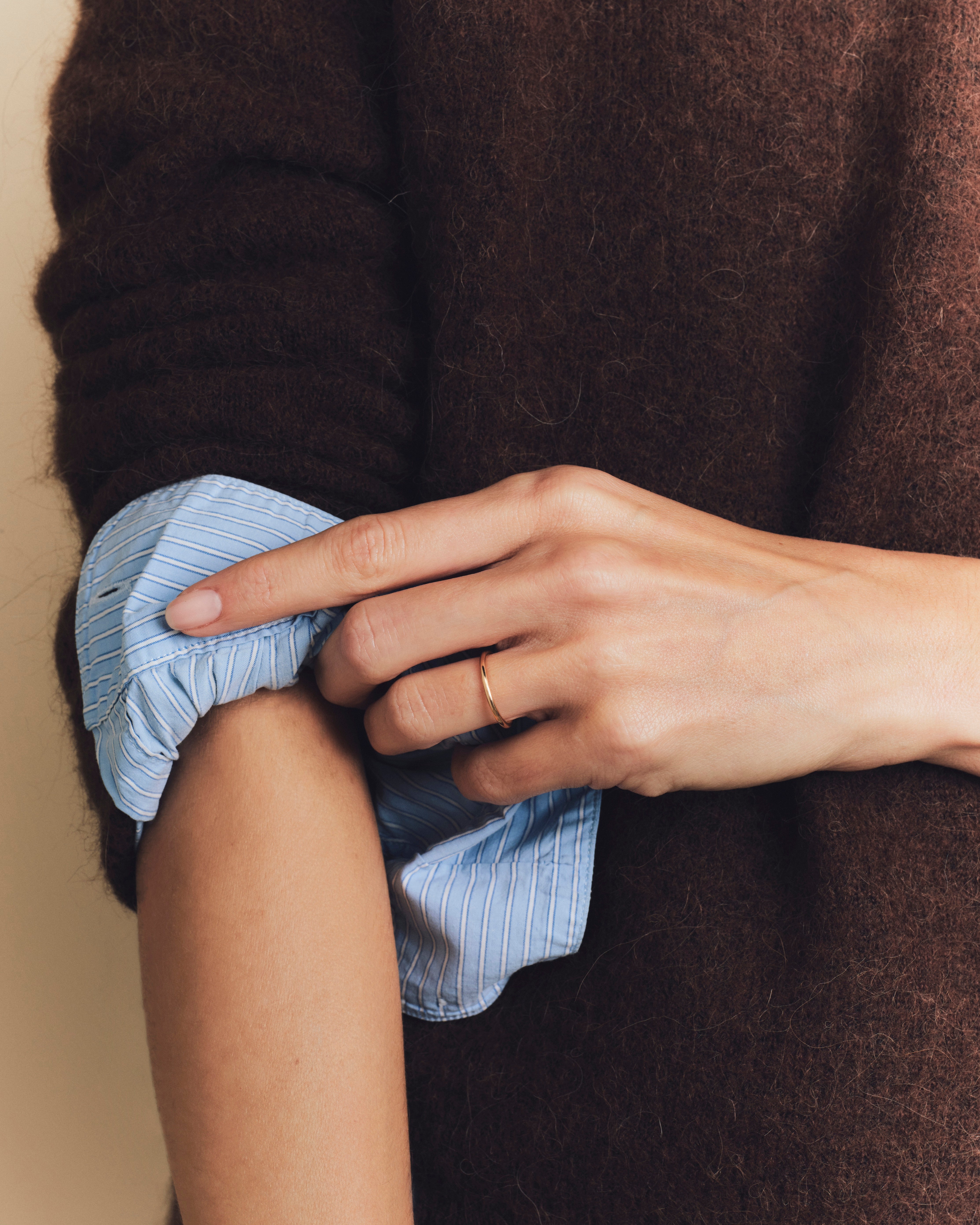 Liane wedding ring 1.50mm - Yellow gold