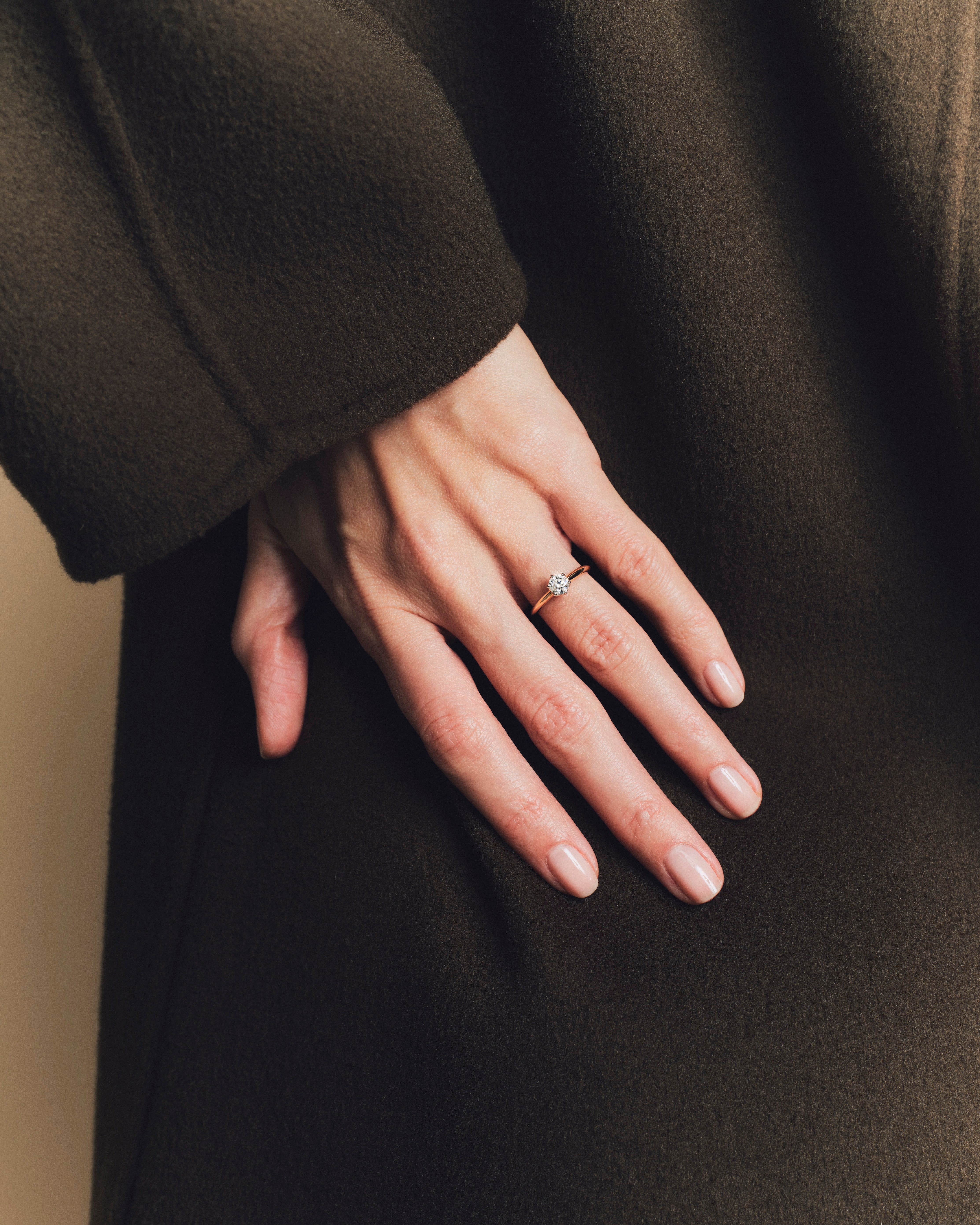 Bague Venise 0.40 carat - Or jaune