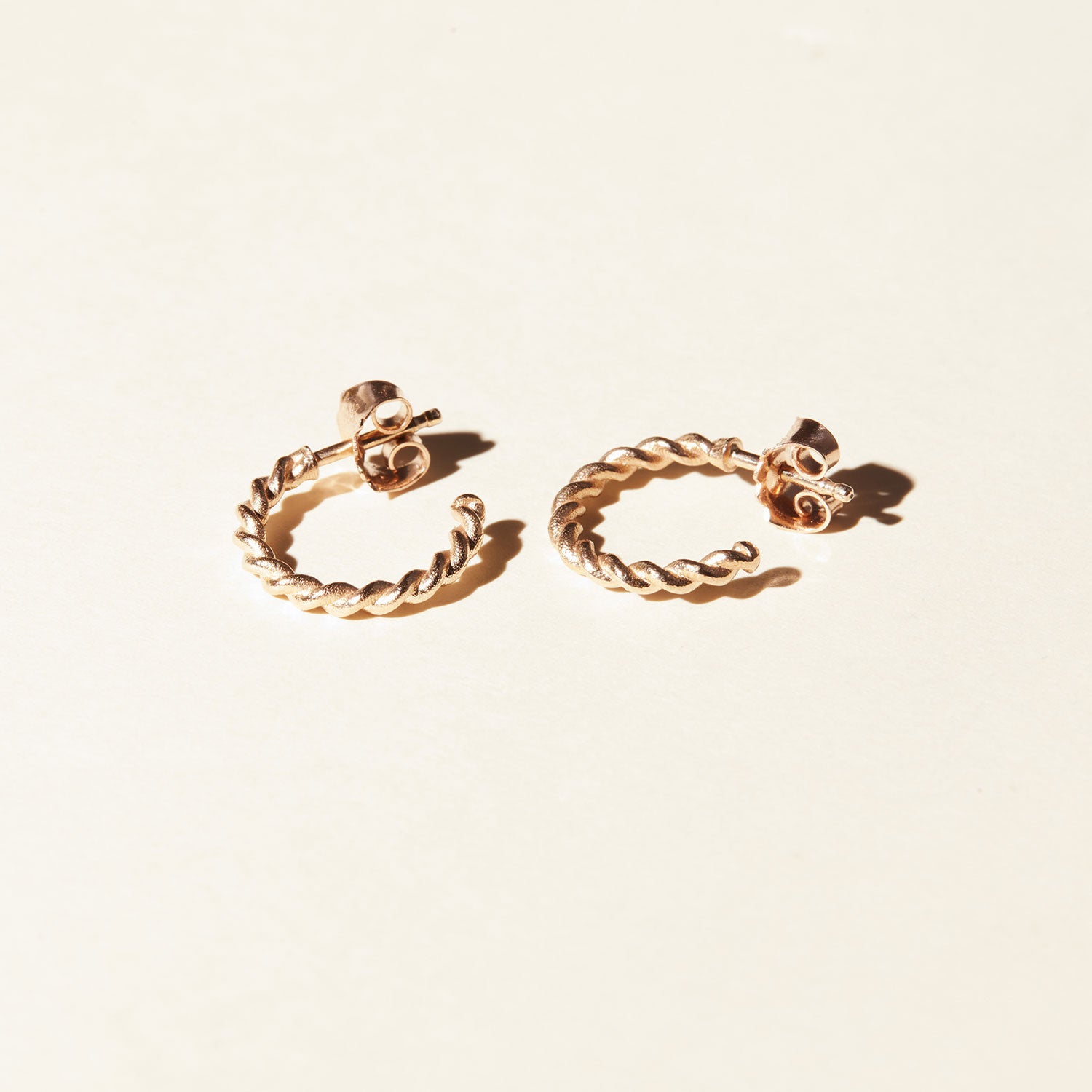 Boucles d'oreilles - Brooklyn - Créoles - Or rose