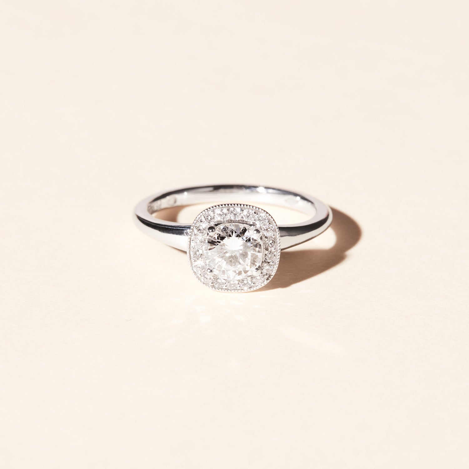 Bague Dahlia 0.40 carat - Or blanc