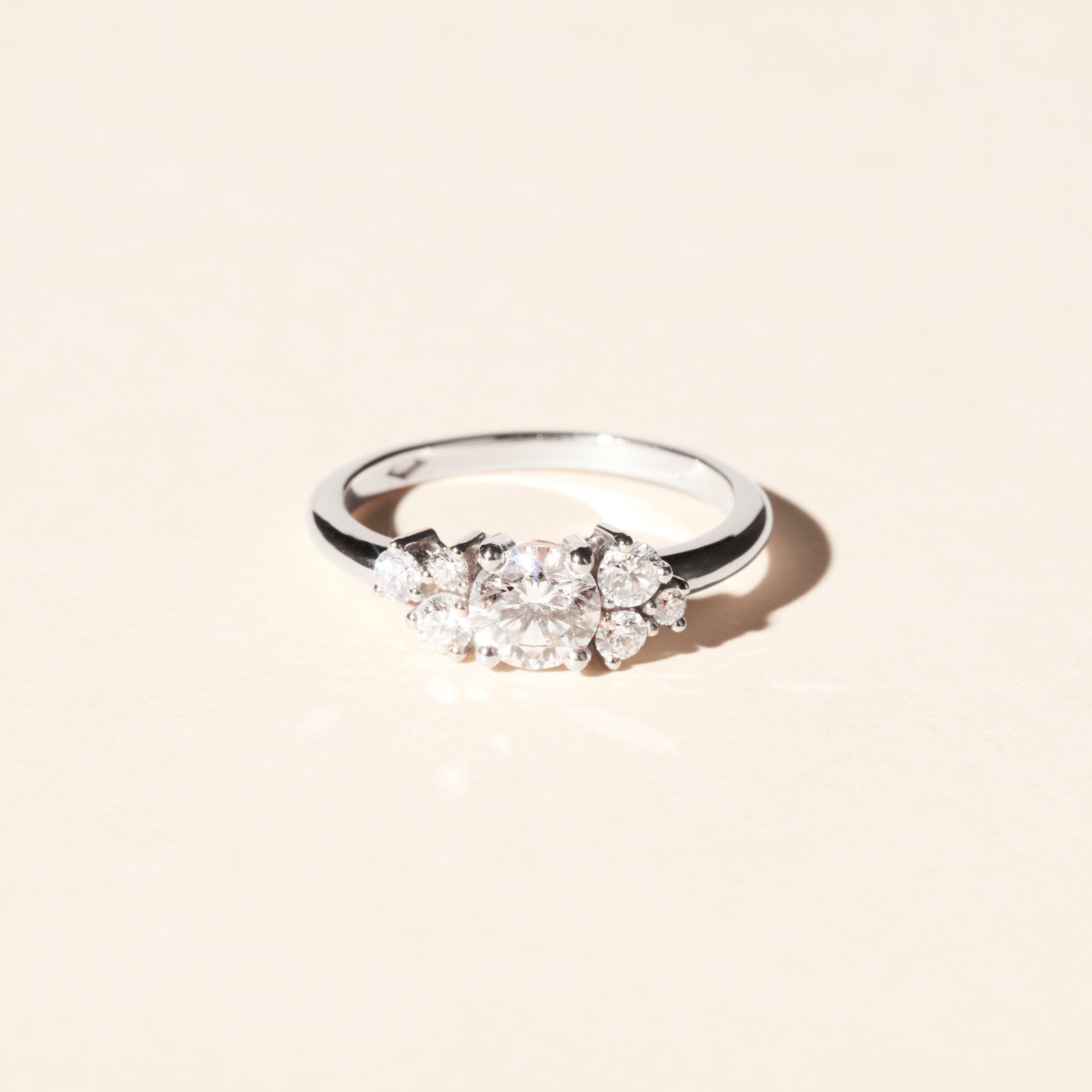 Bague Louise MM diamants 0.70 carat - Or blanc