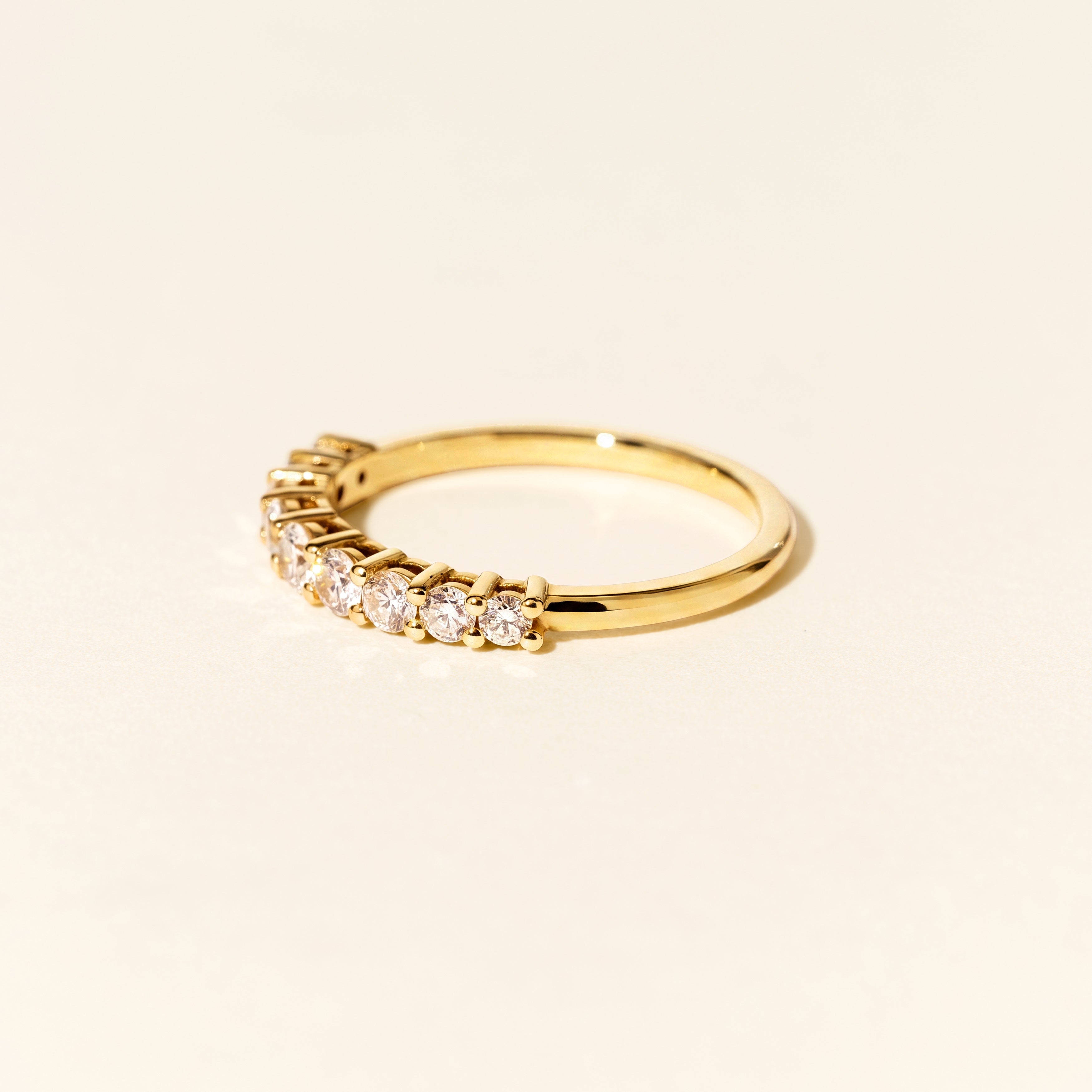 Aimée diamond ring - Yellow gold