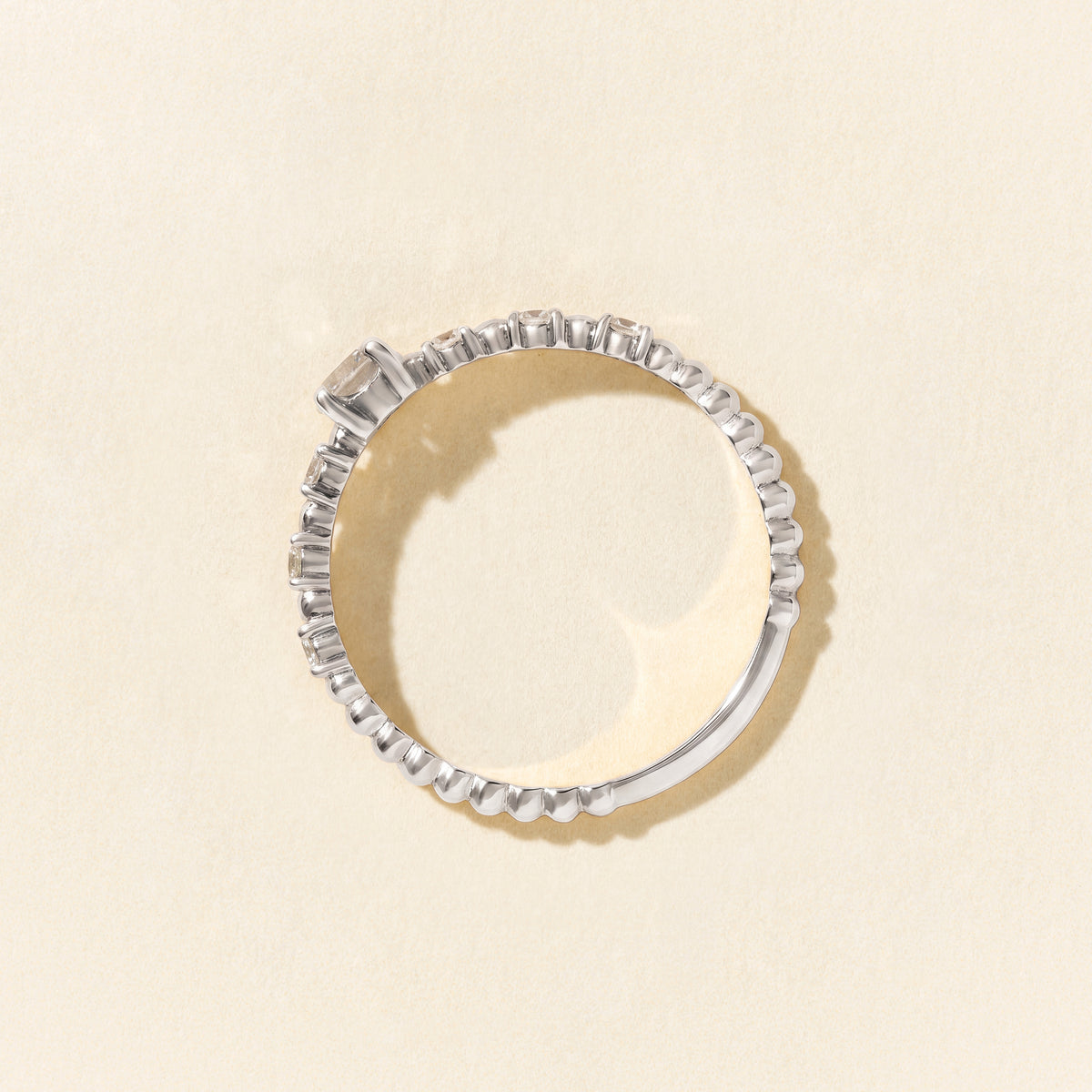 Bague Alma Solitaire diamants 0.30 carat - Or blanc