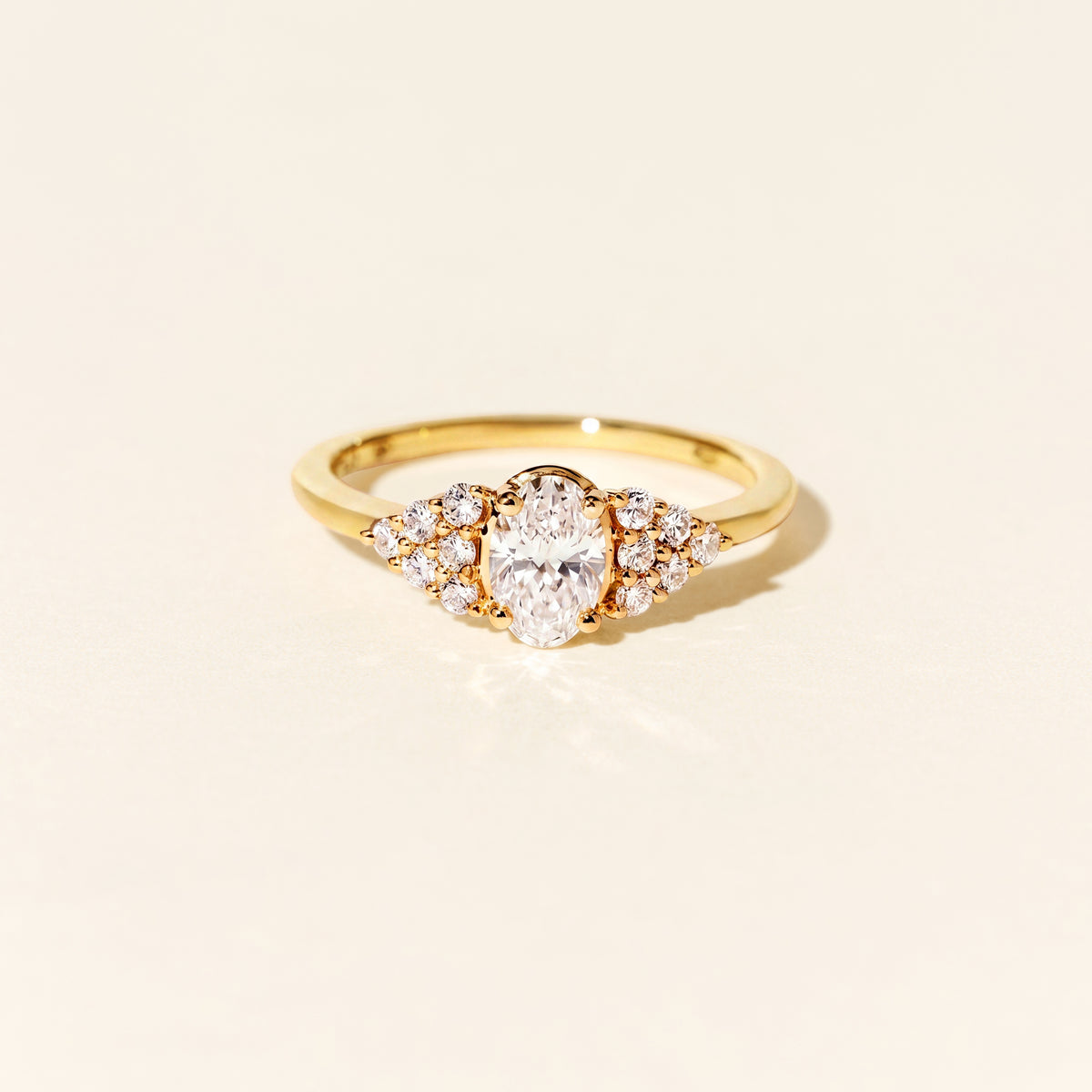 Bague Amazone diamants Baby 0.50 carat - Or jaune