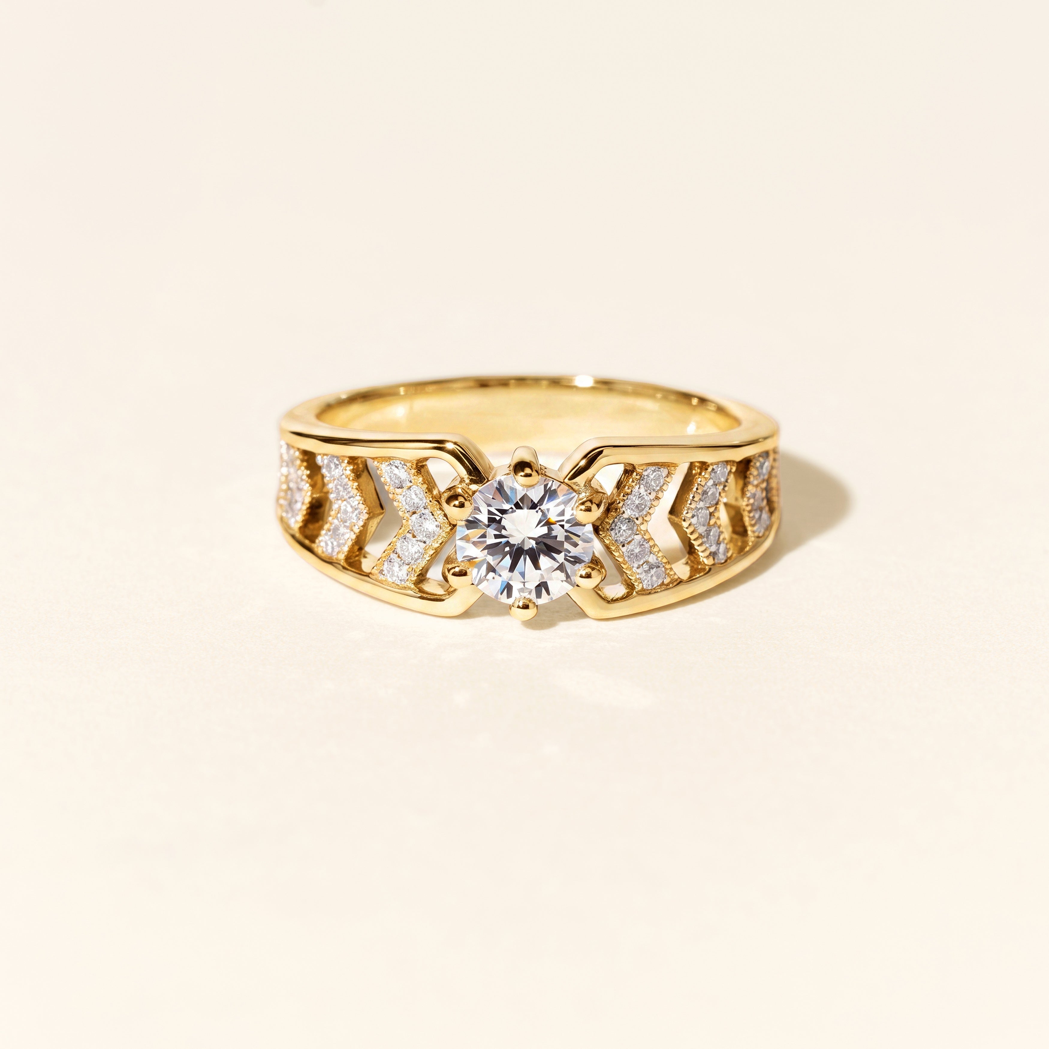 Bague Anna diamants - Or jaune