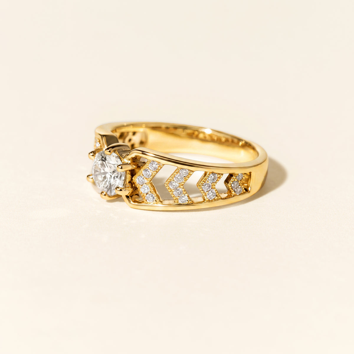 Bague Anna diamants - Or jaune