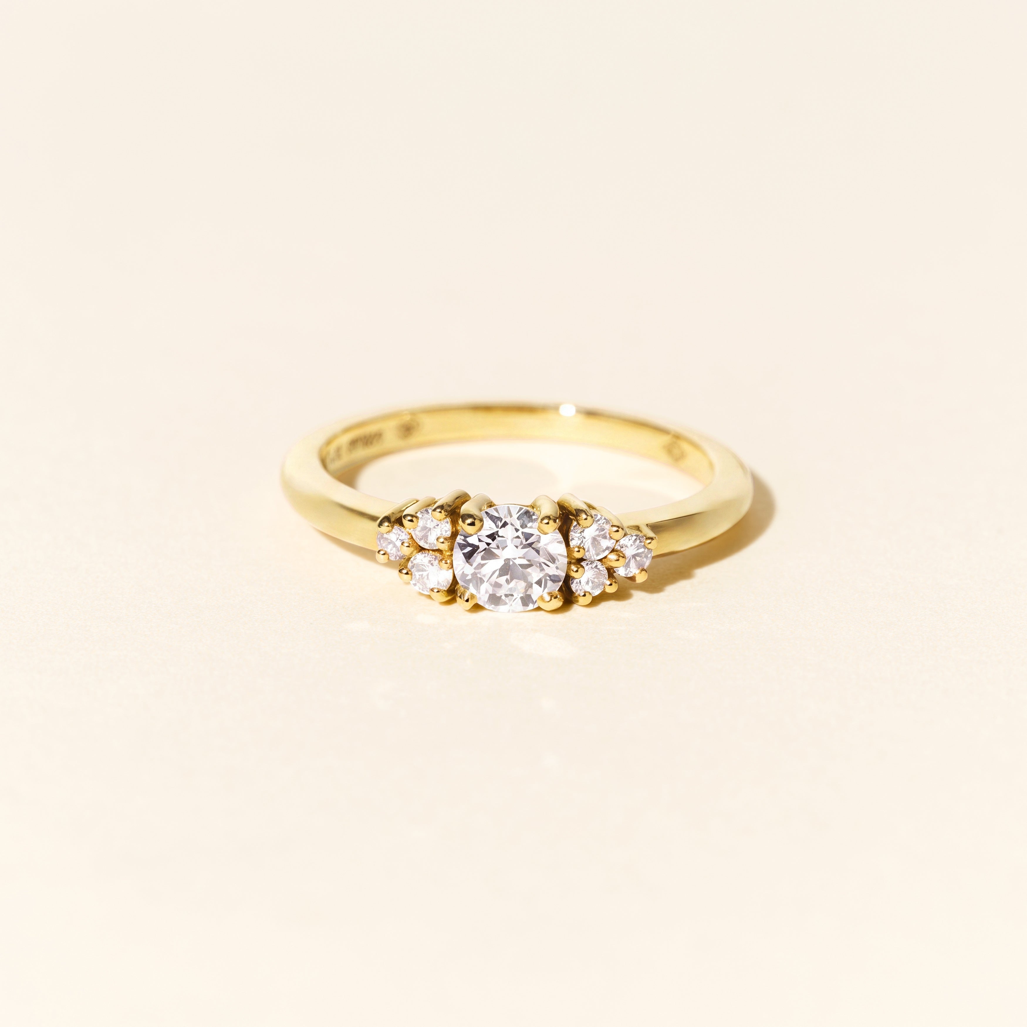 Bague Louise MM diamants 0.50 carat - Or jaune
