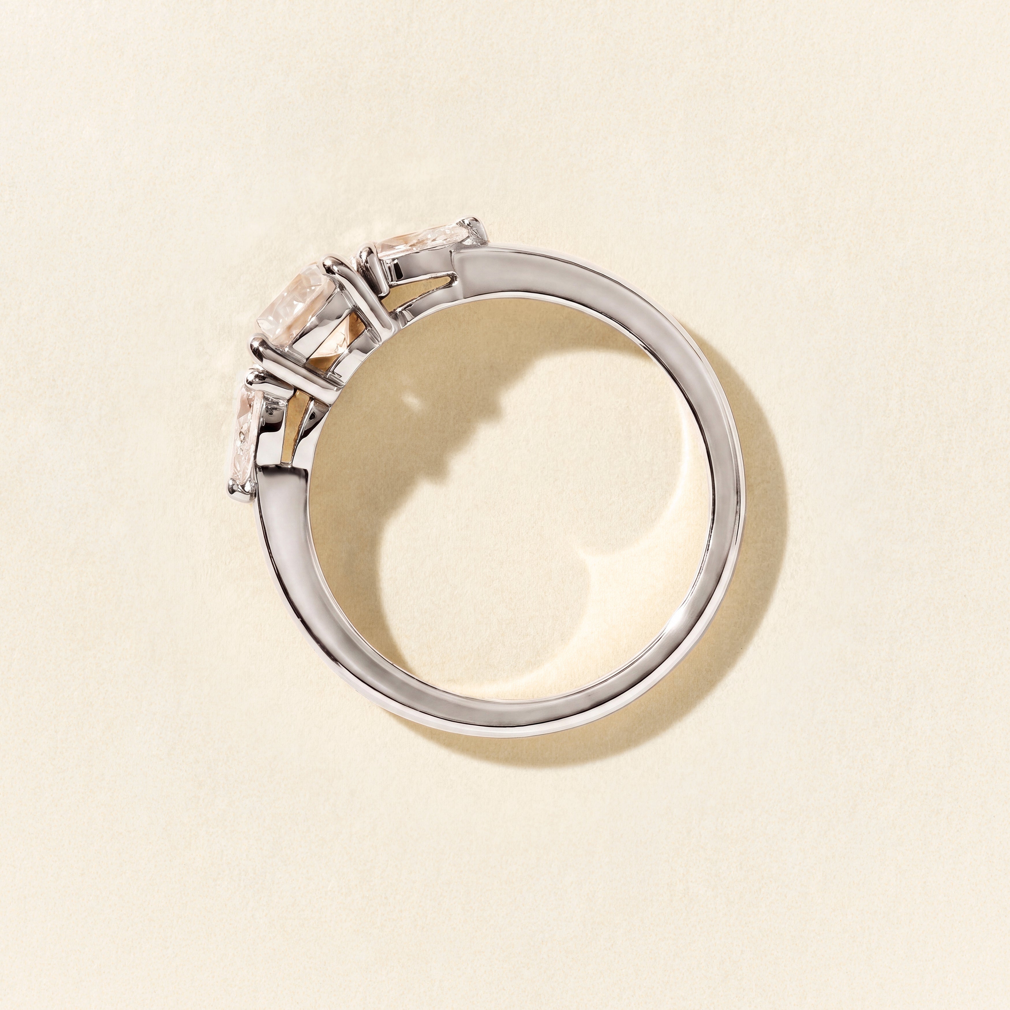 Bague Bahia diamants poire 0.70 carat - Or blanc
