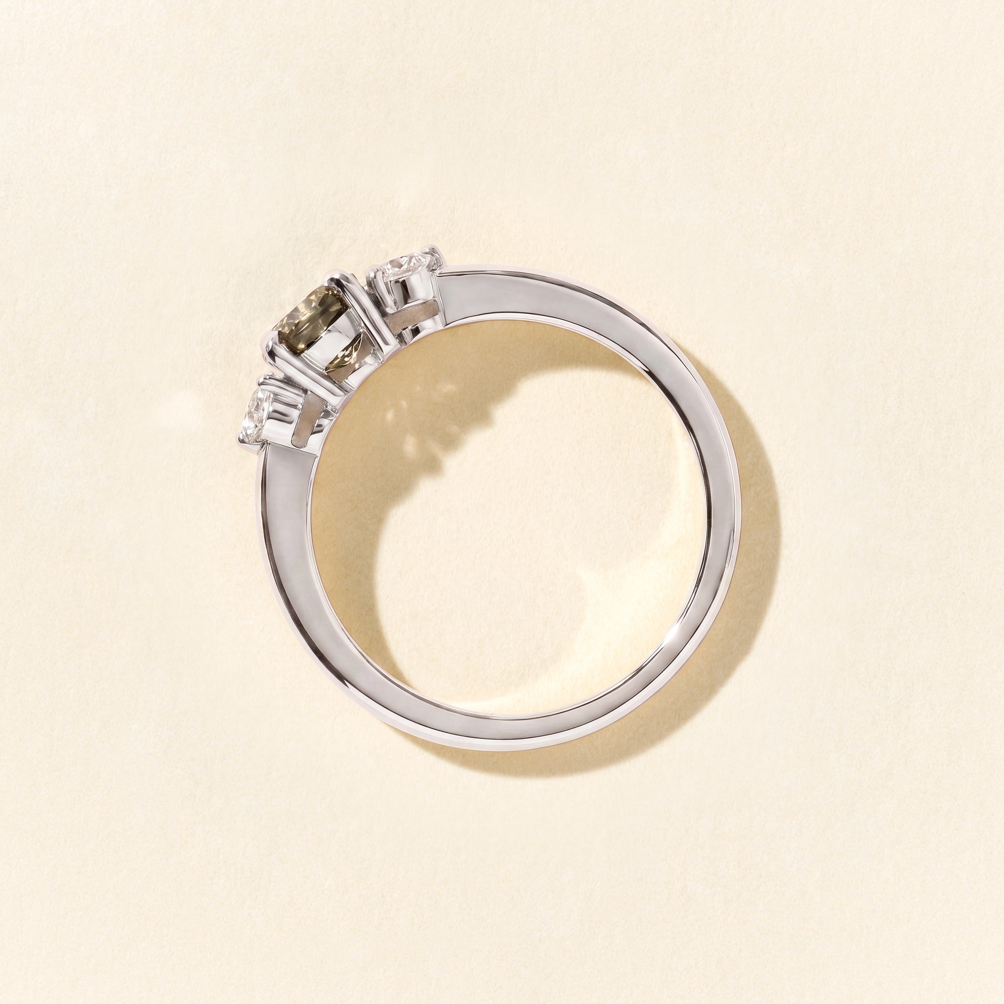 Bague Bahia saphir vert et diamants PM - Or blanc