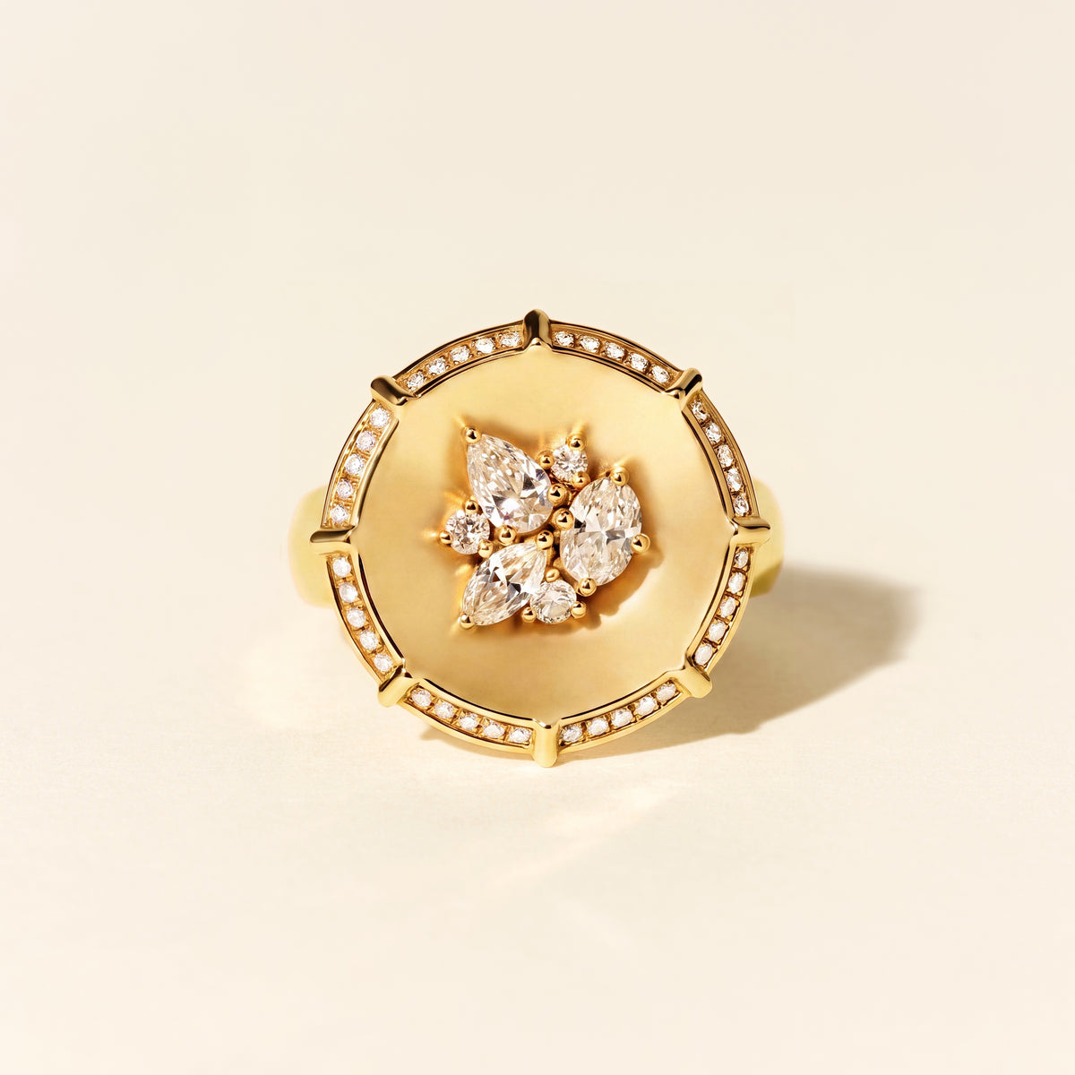 Bague Bouquet GM - Or jaune