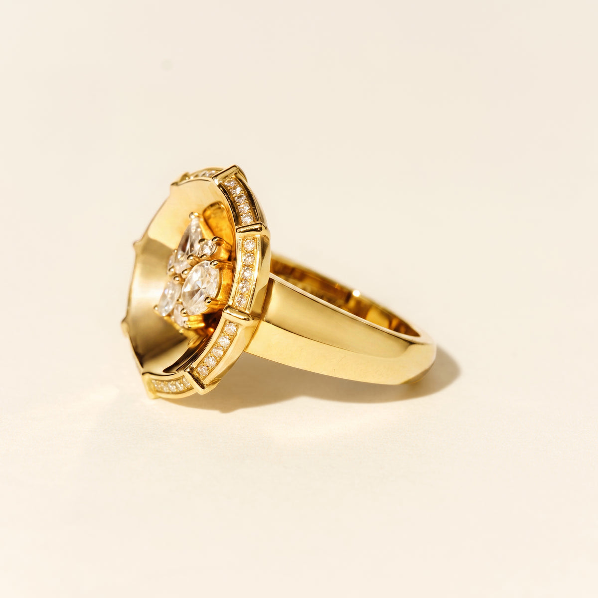 Bague Bouquet GM - Or jaune