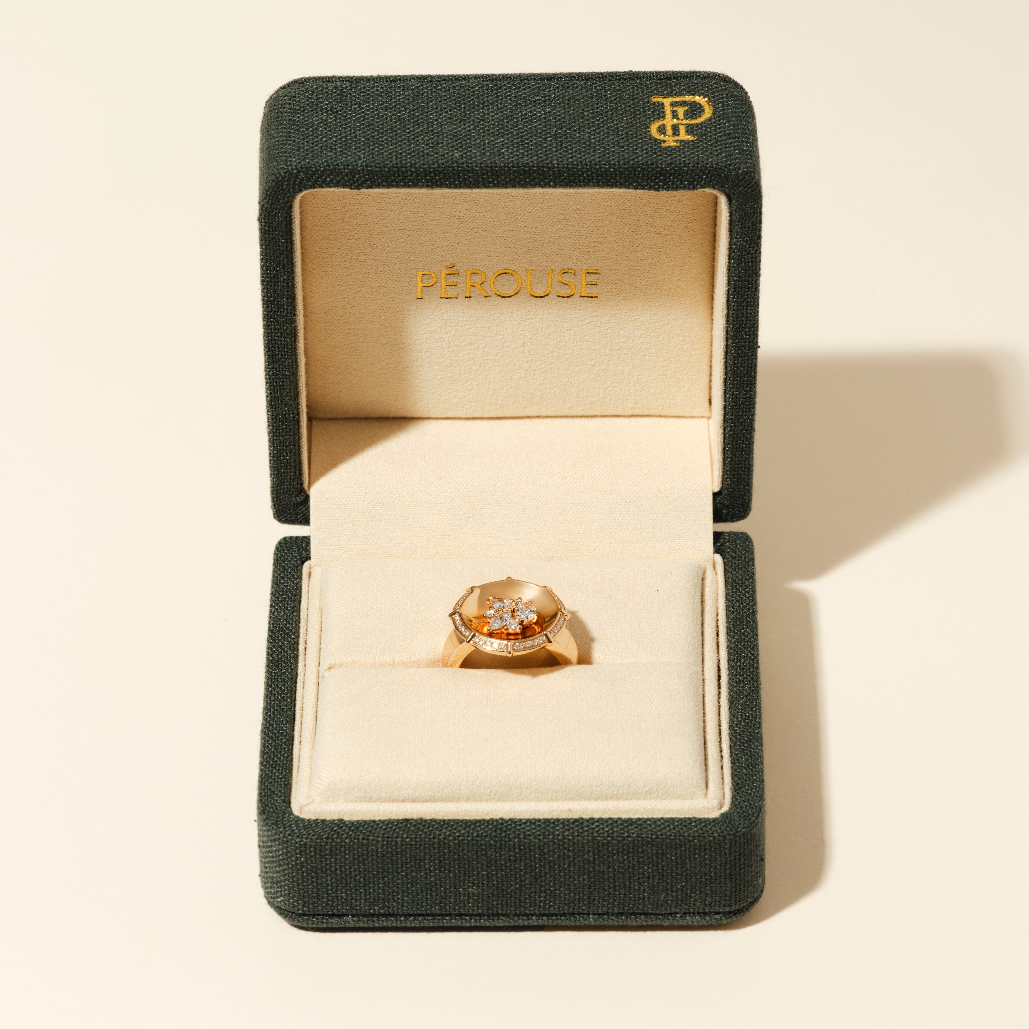 Bague Bouquet GM - Or rose
