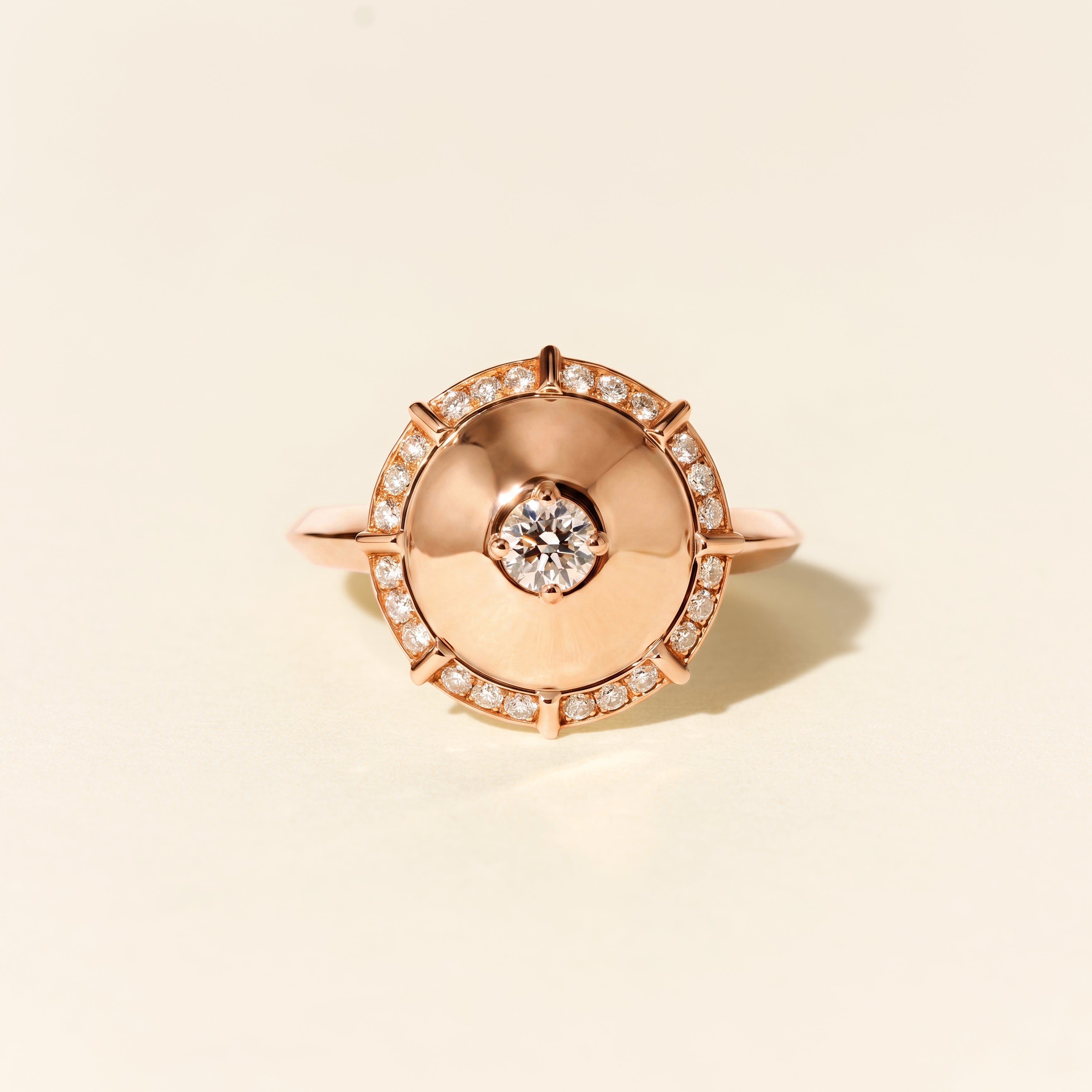 Bague Bouquet PM - Or rose