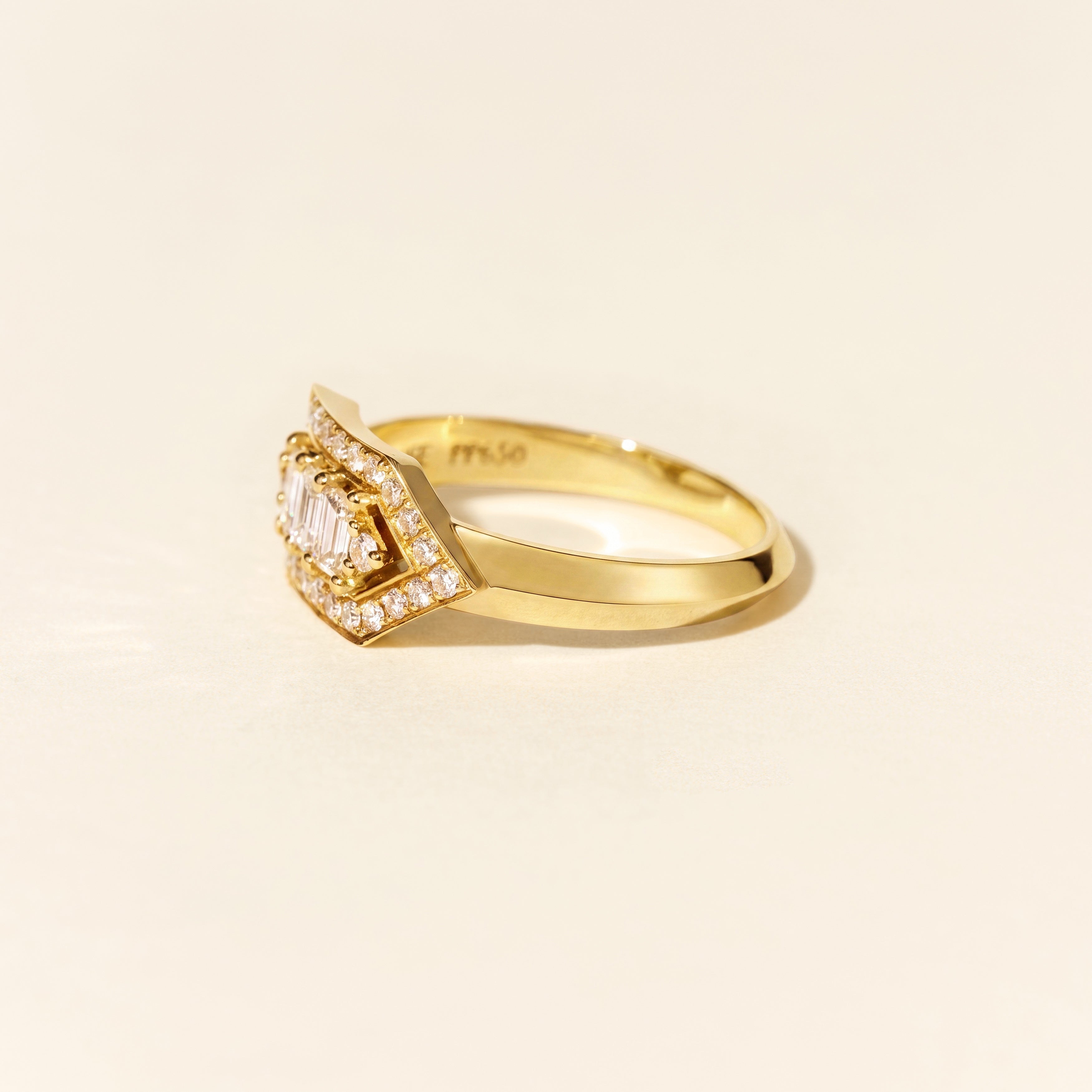 Bague Brooklyn diamants - Or jaune