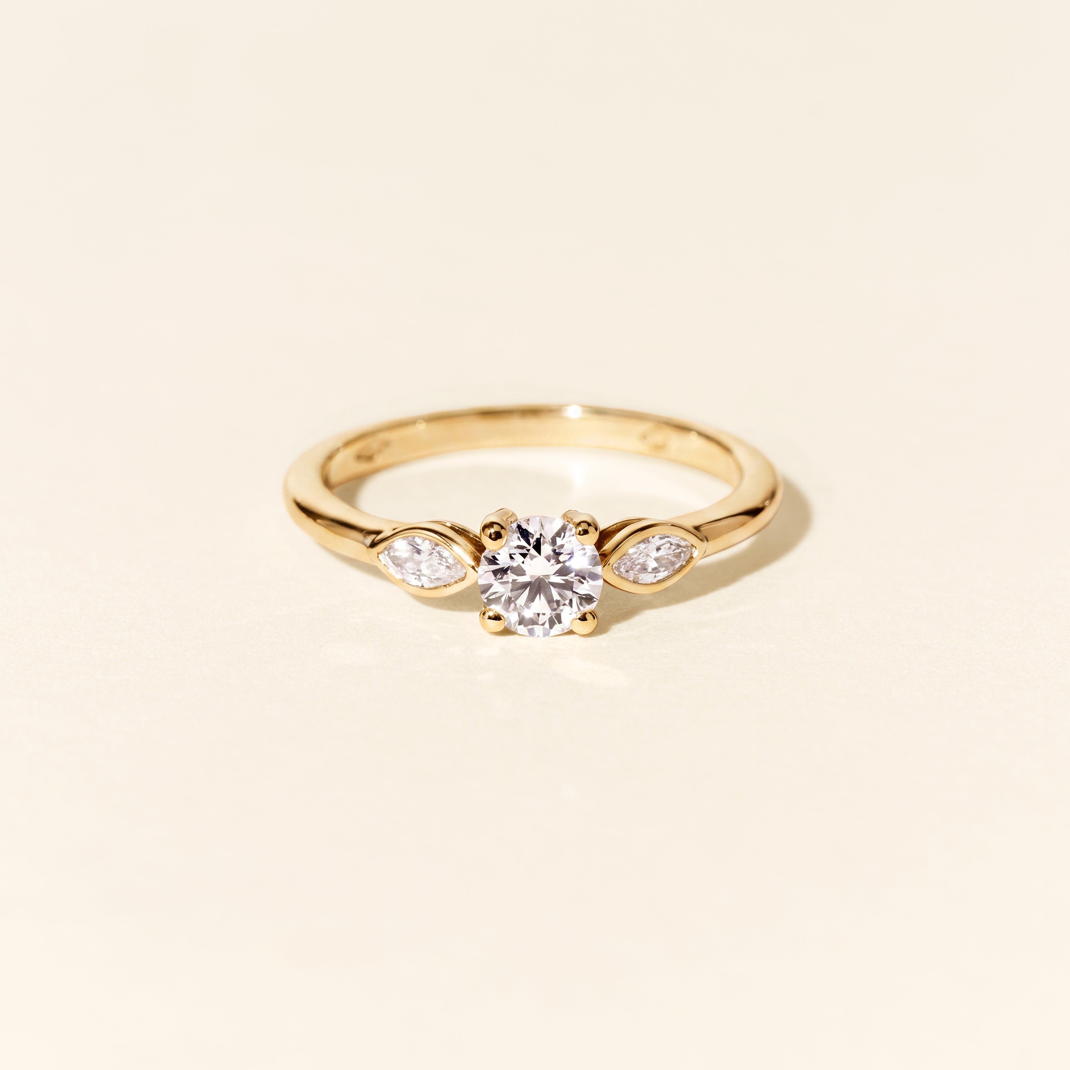 Bague Céleste PM 0.50 carat - Or jaune
