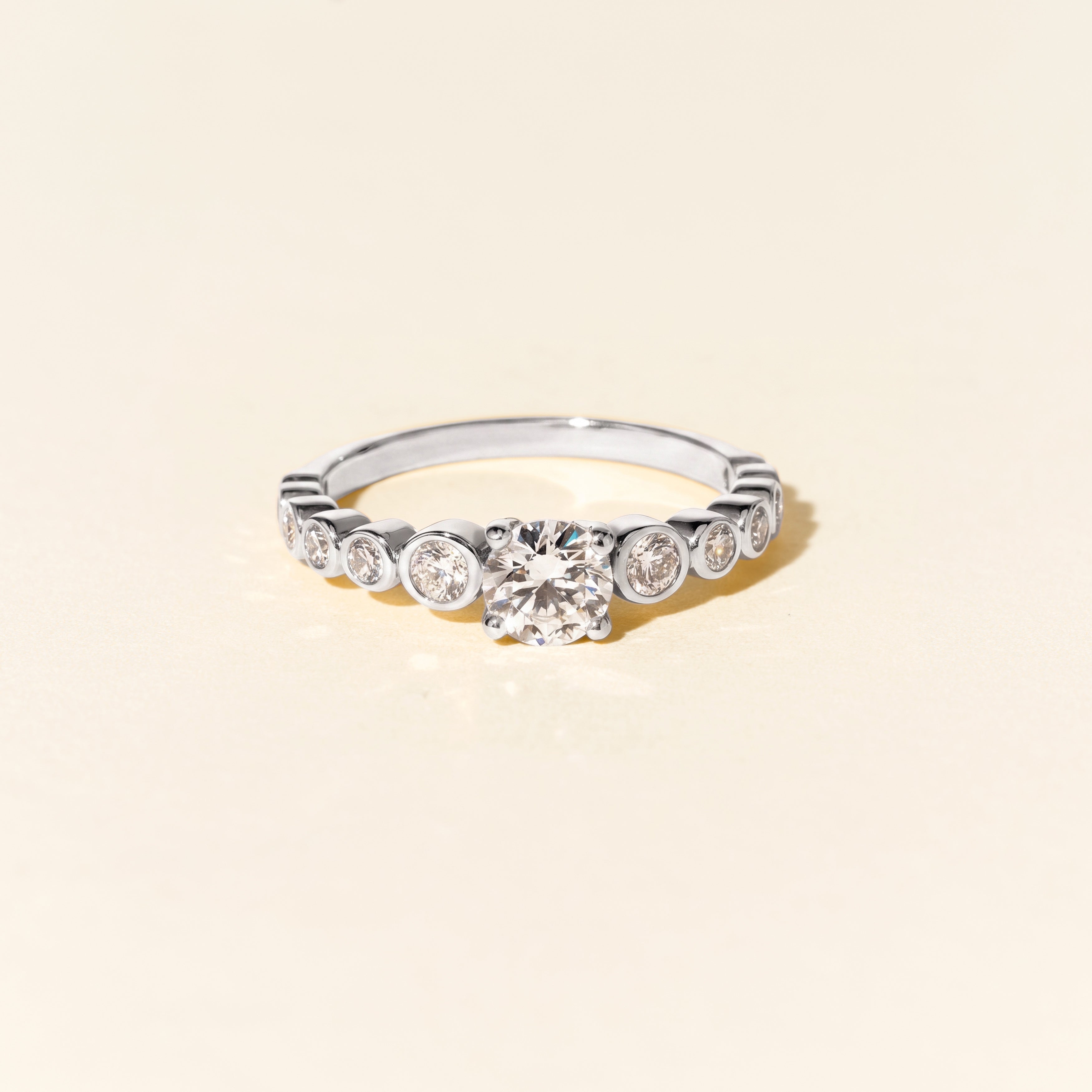 Bague Jeanne 0.70 carat - Or blanc