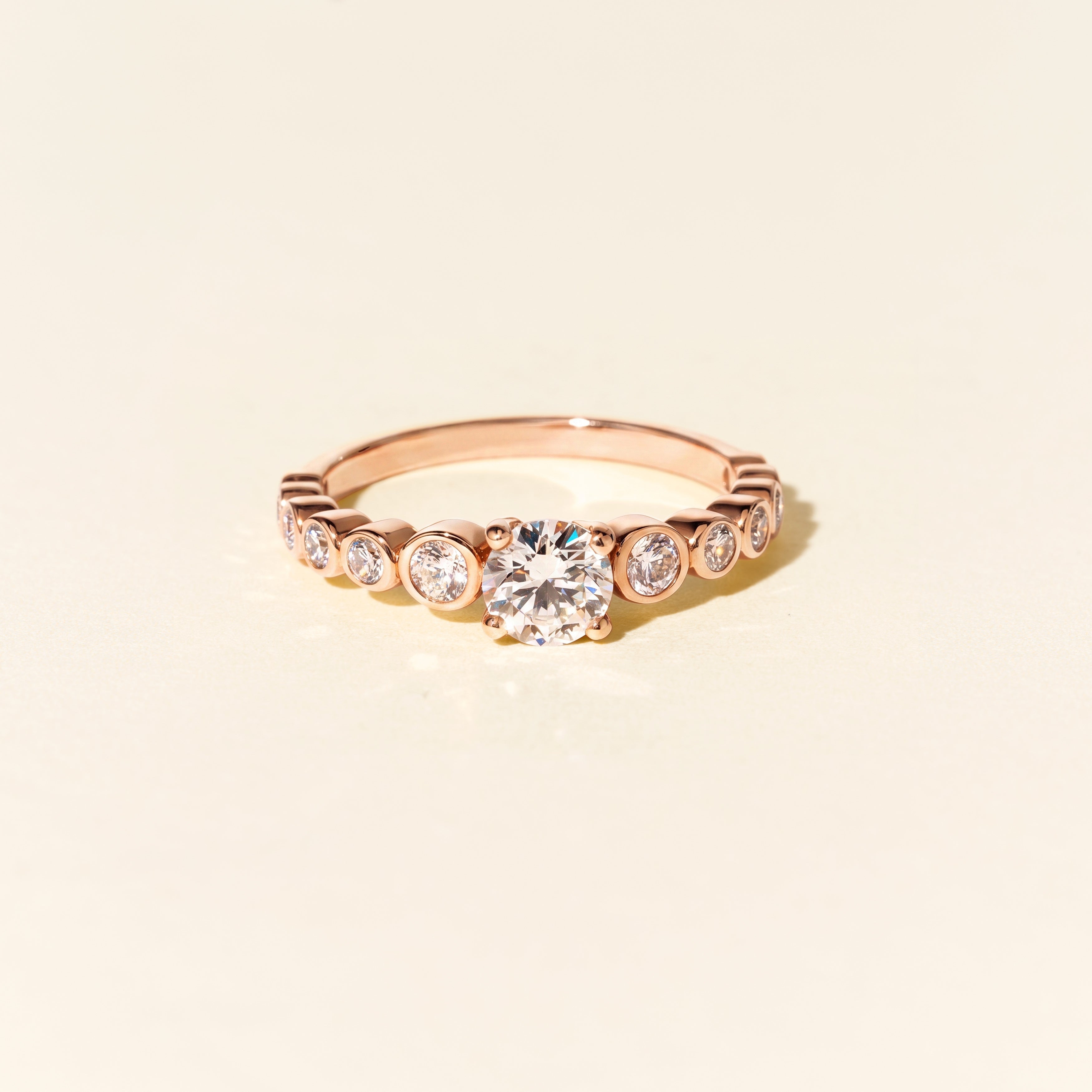 Bague Jeanne 0.50 carat - Or rose