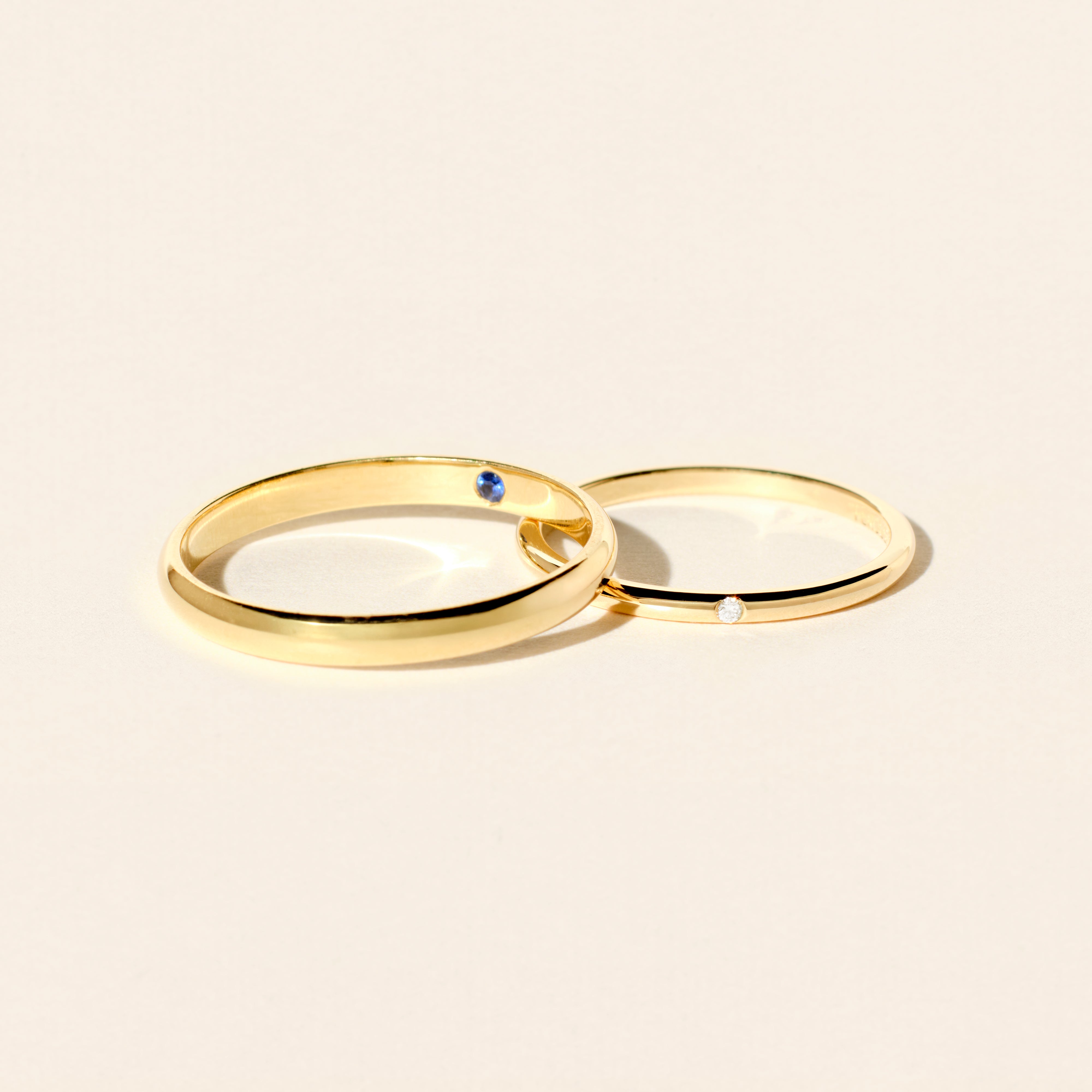 Alliance Liane diamant 1.50mm - Or jaune