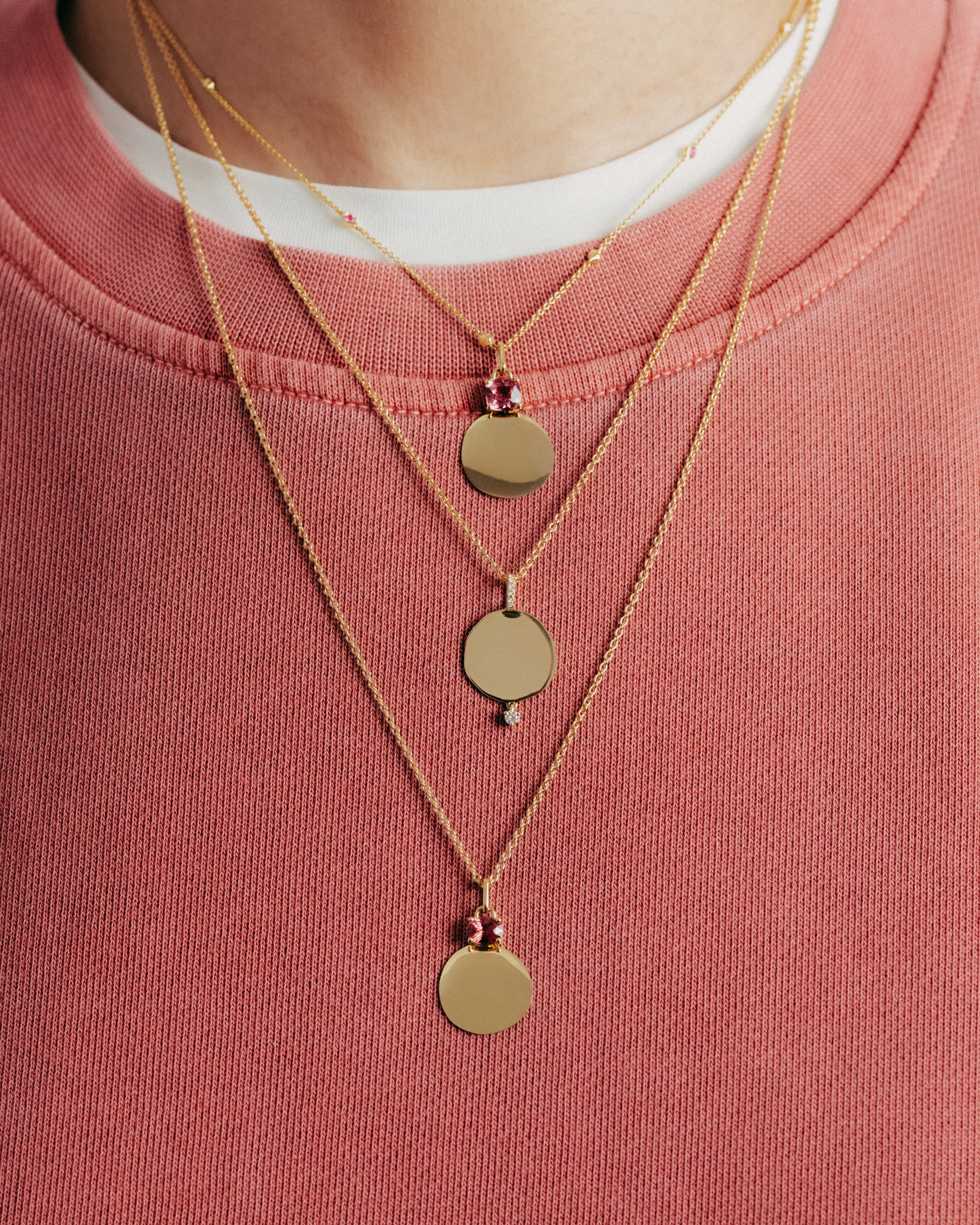 Pendentif - Médaille - India - Or jaune