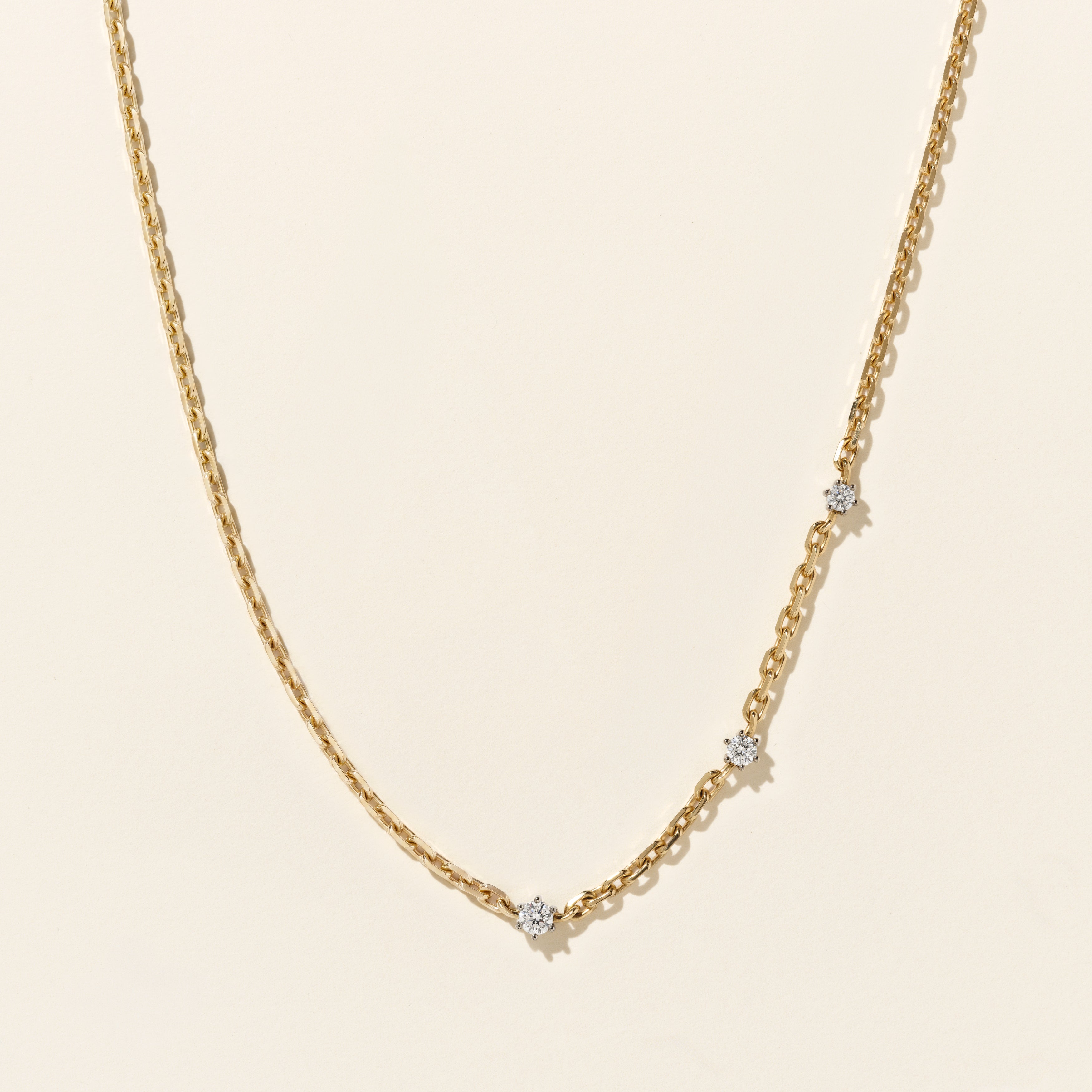 Choker - Tasman - Large trio - Yellow gold