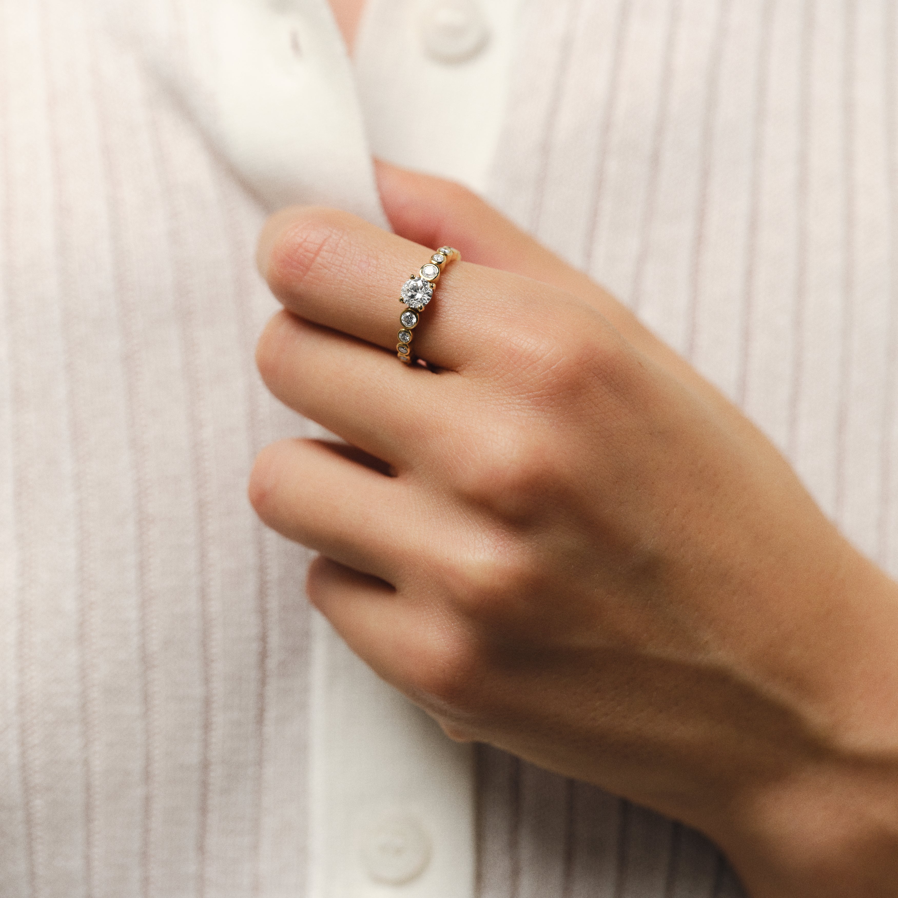 Bague Jeanne 0.50 carat - Or rose