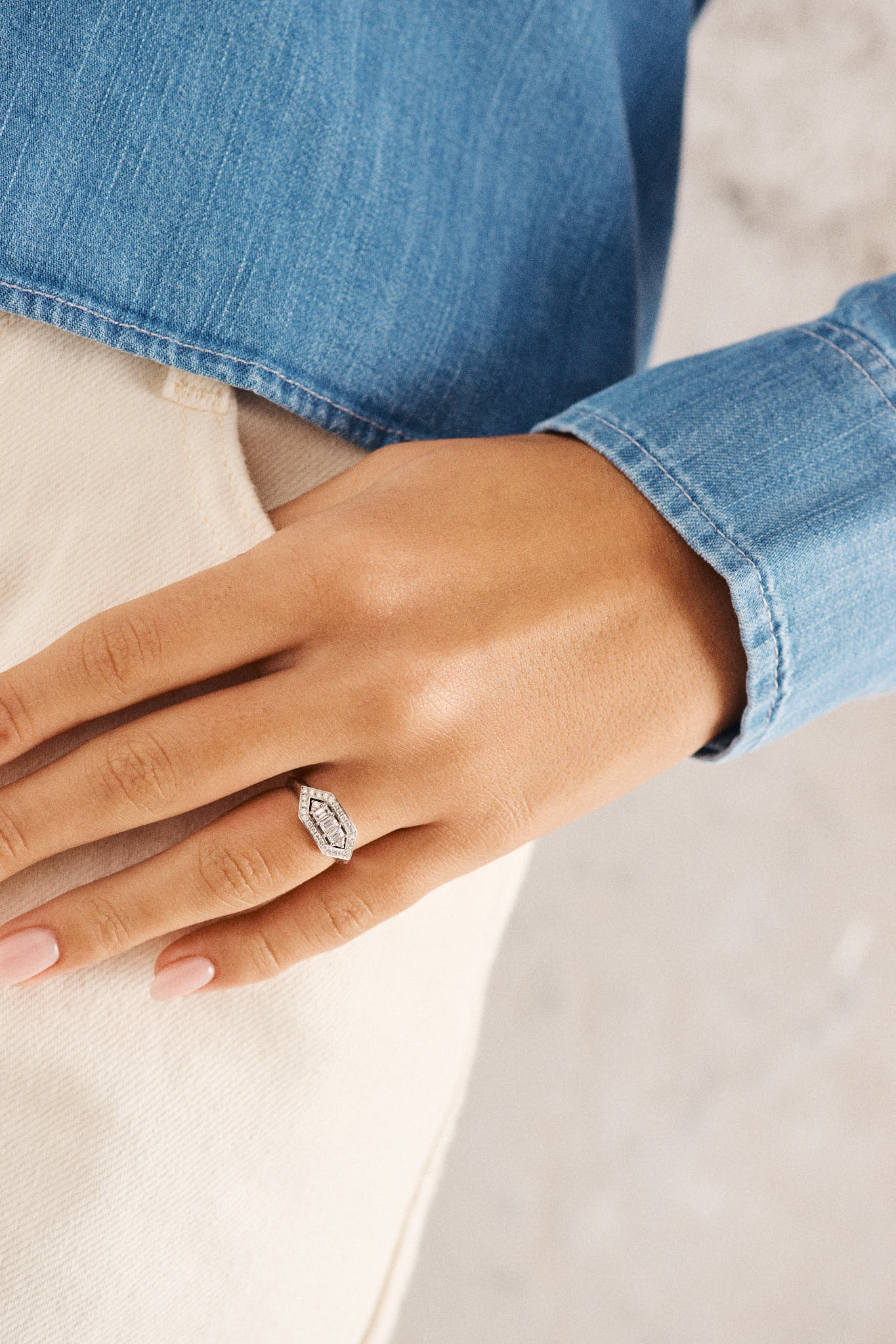 Bague Brooklyn diamants - Or jaune