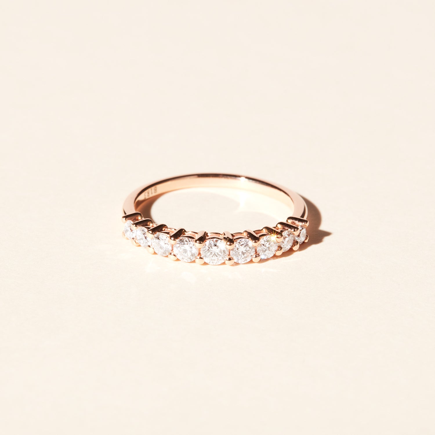Aimée diamond ring - Rose gold
