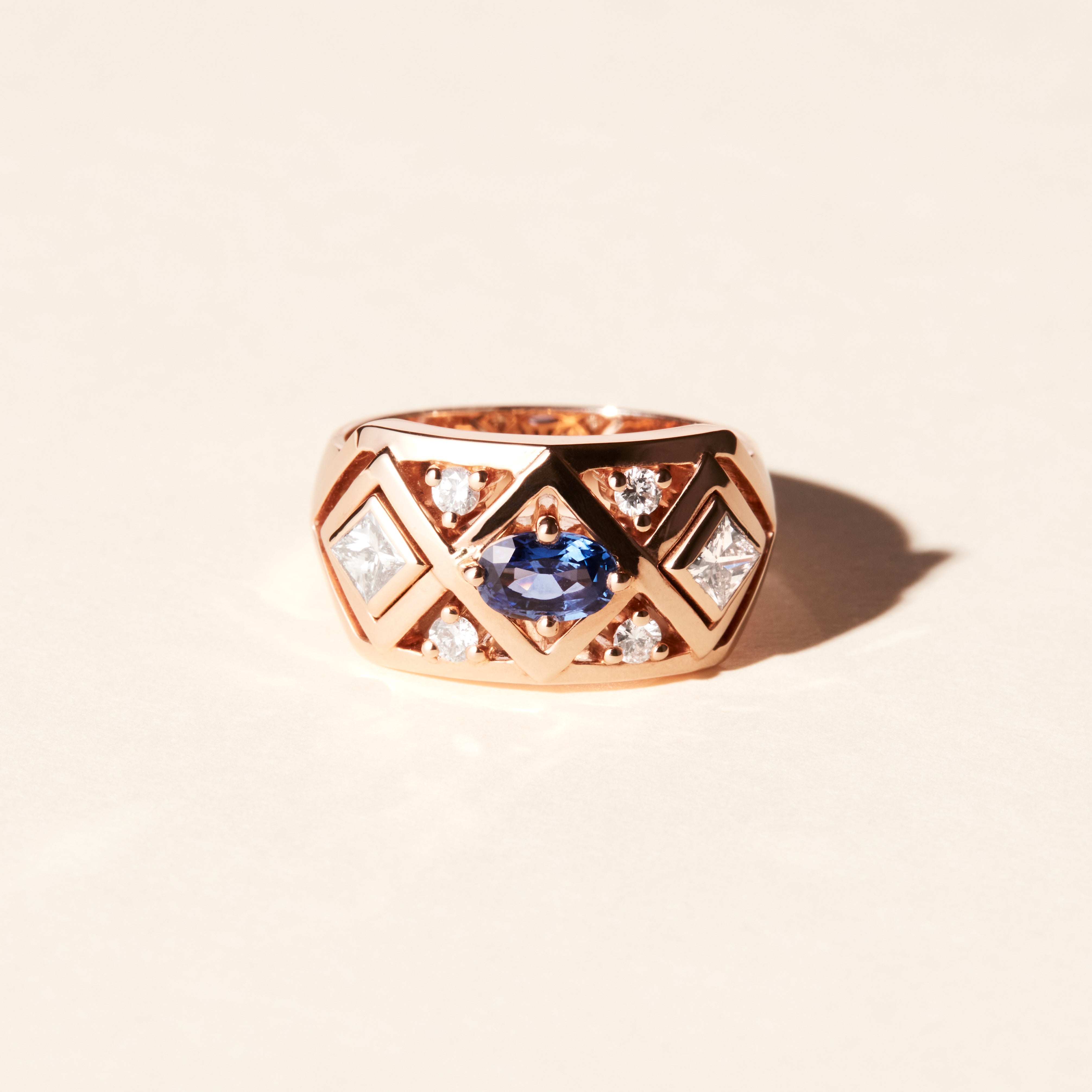 Bague Voyage en Laponie - Or rose