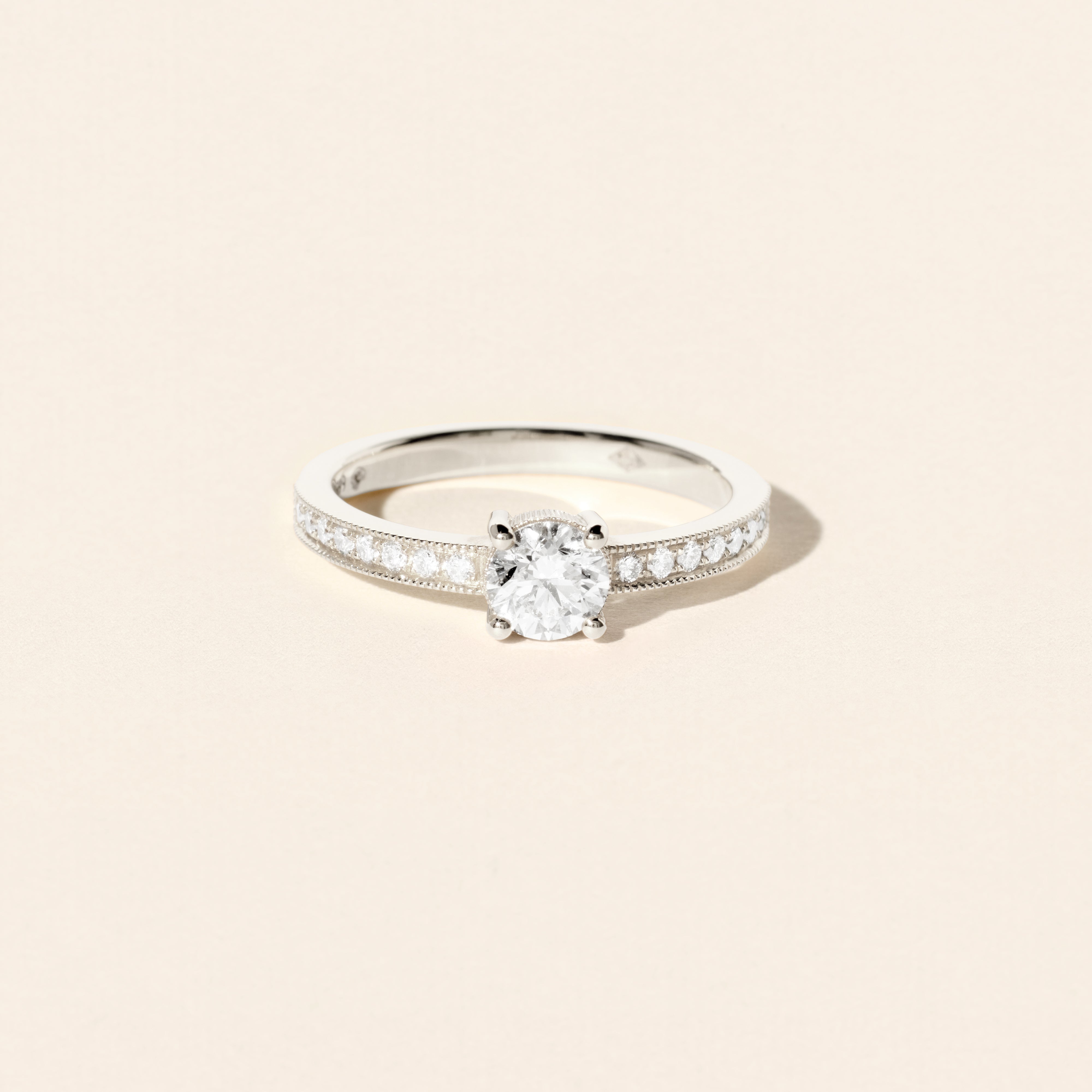 Bague Cosmos Solitaire 0.50ct - Or blanc