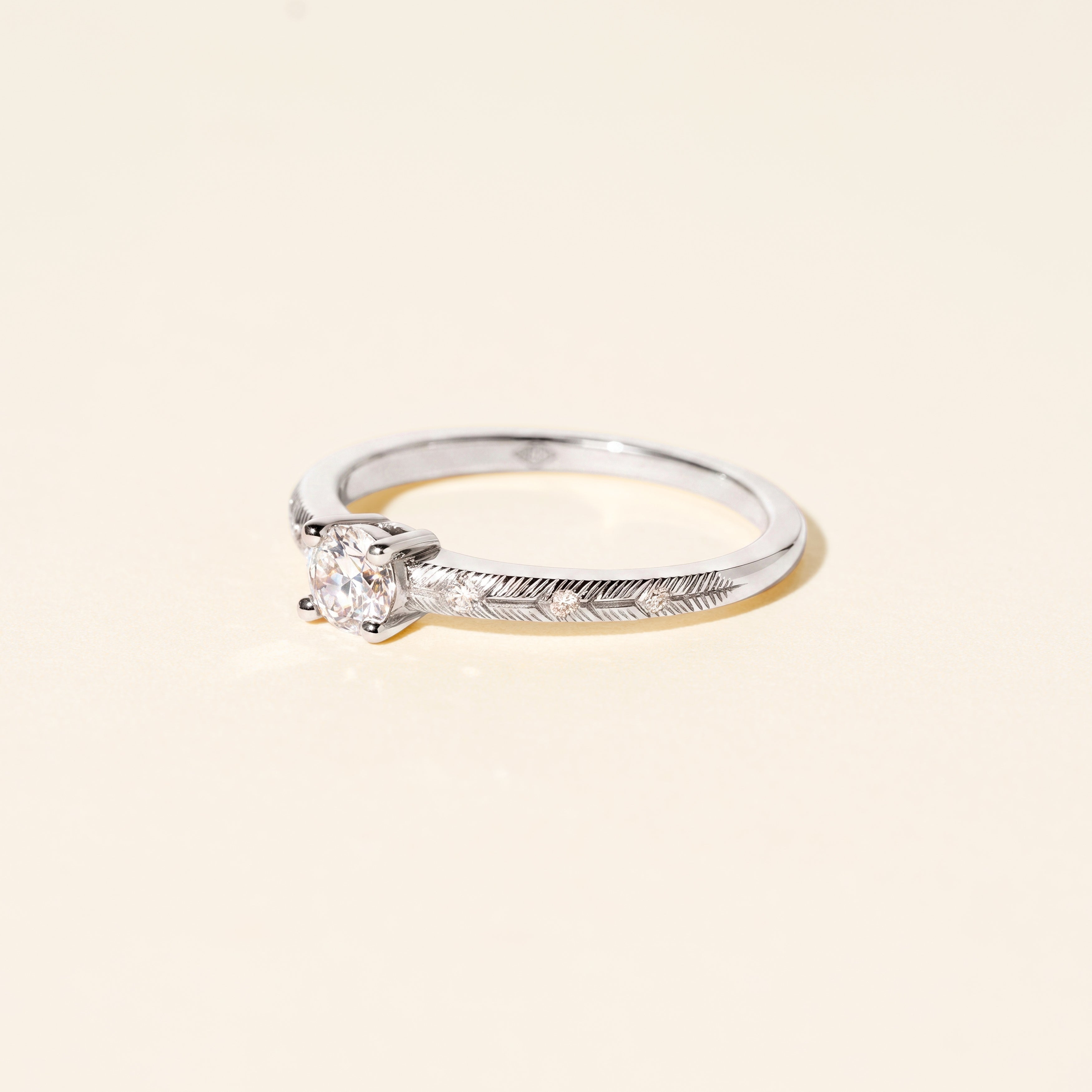 Bague Thaïs diamants 0.30 carat - Or blanc