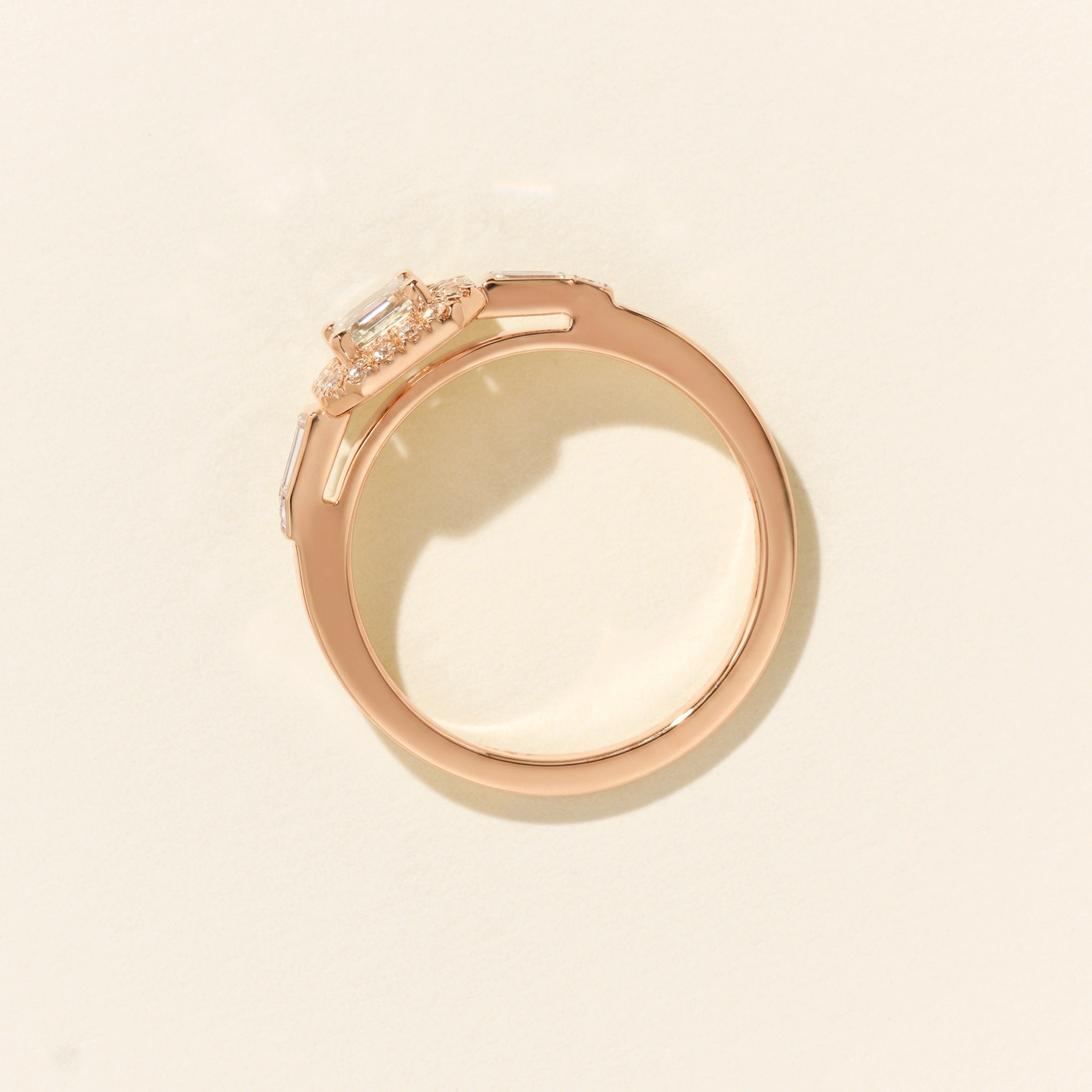 Bague Vegas 0.50ct - Or rose