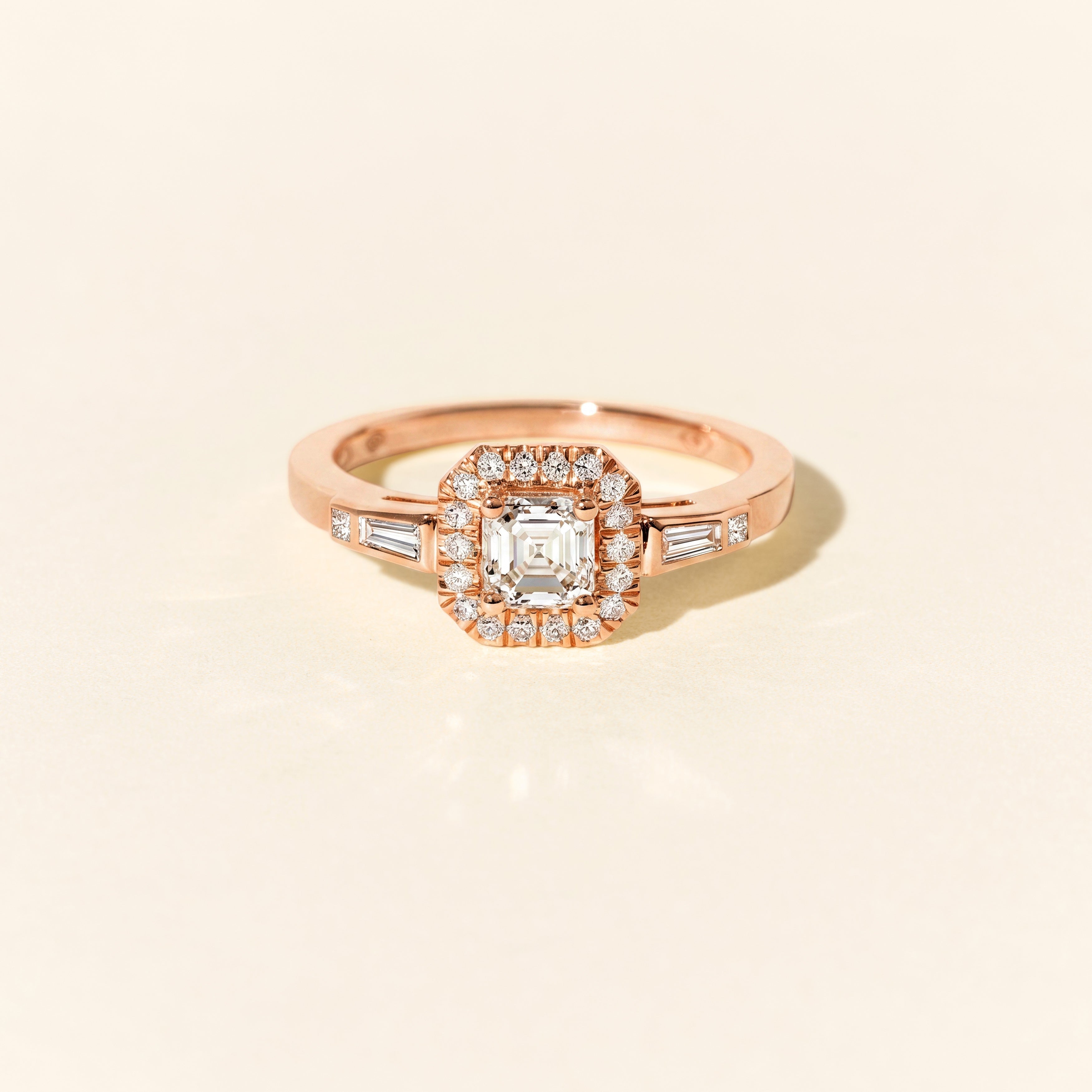 Bague Vegas 0.50ct - Or rose