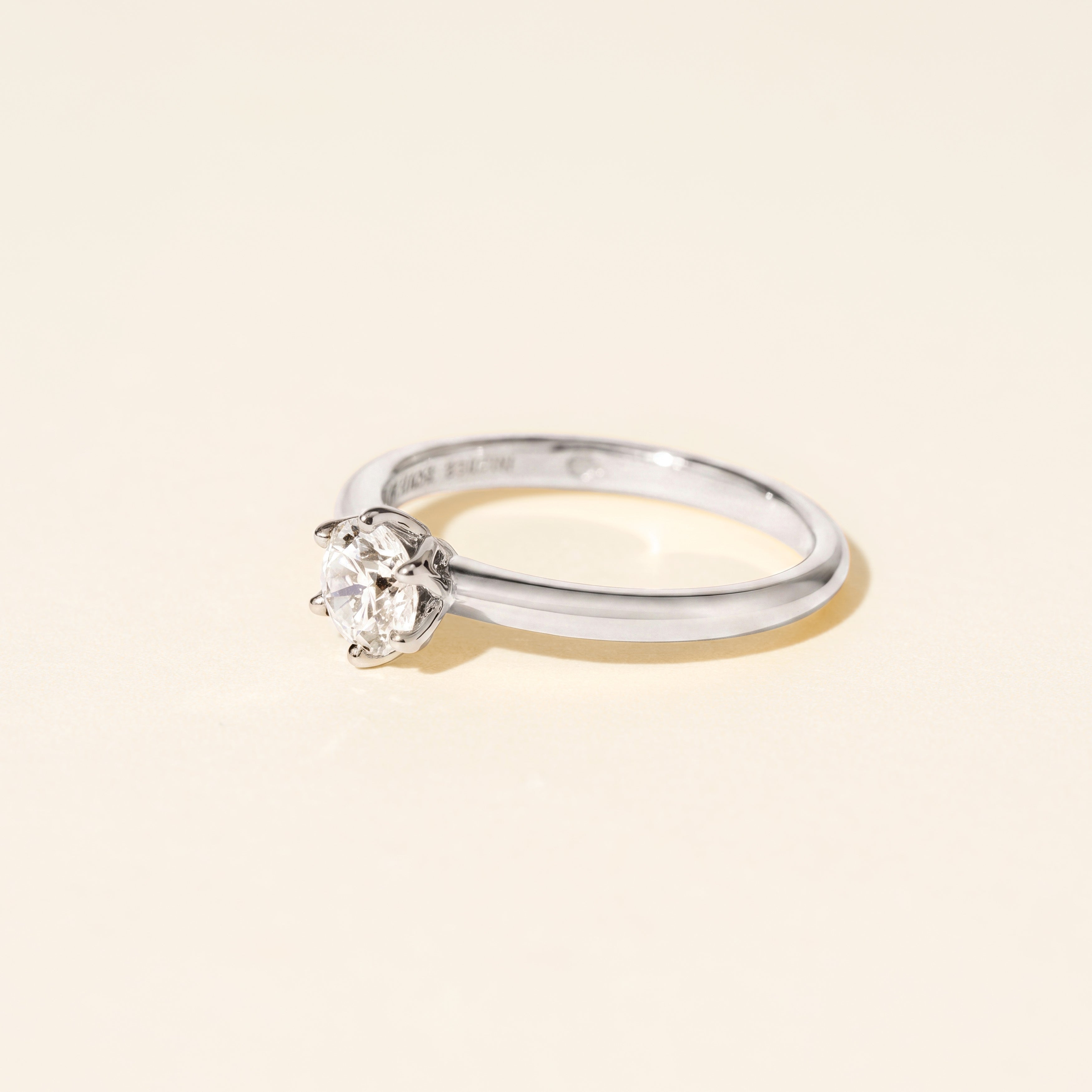 Bague Venise 0.50 carat - Or blanc