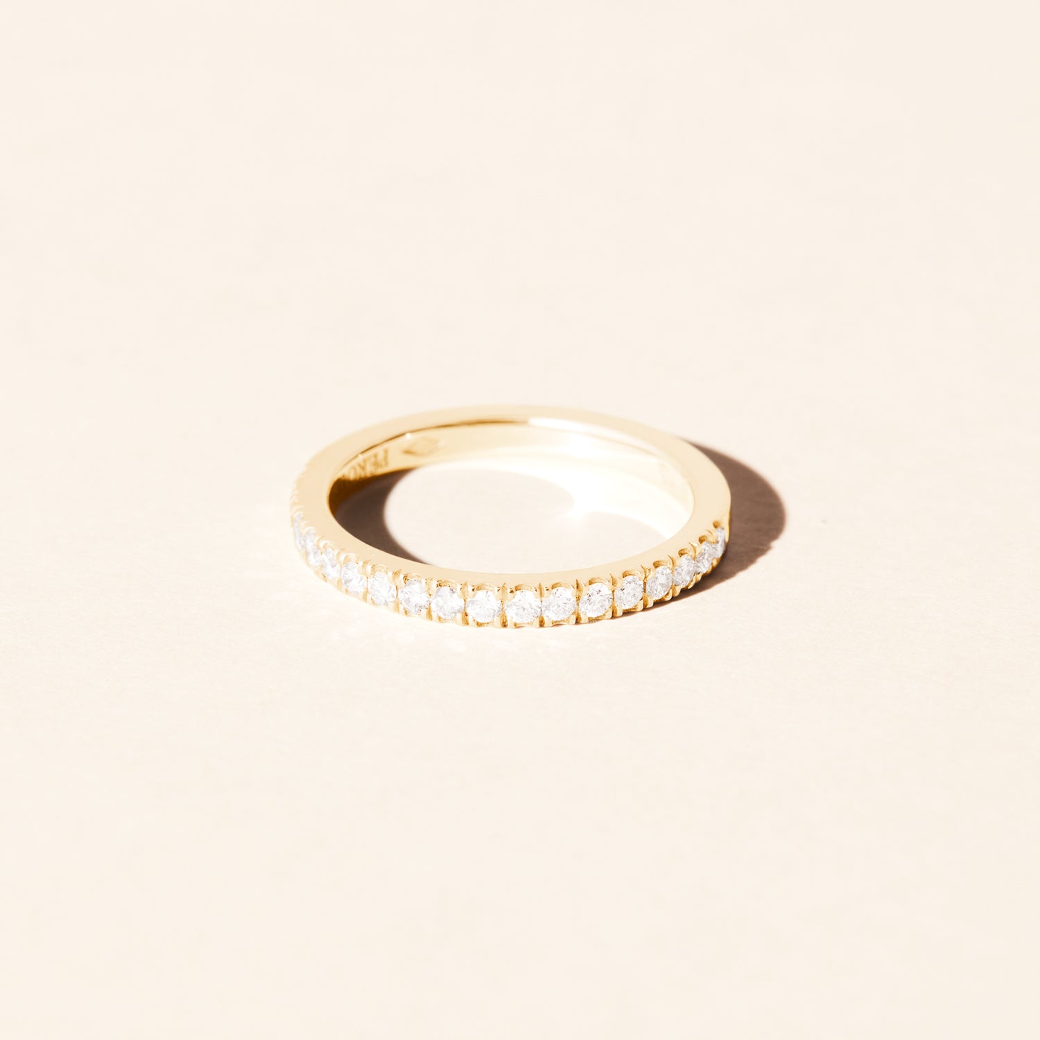 Alliance Fougères diamants 2.20mm - Or jaune