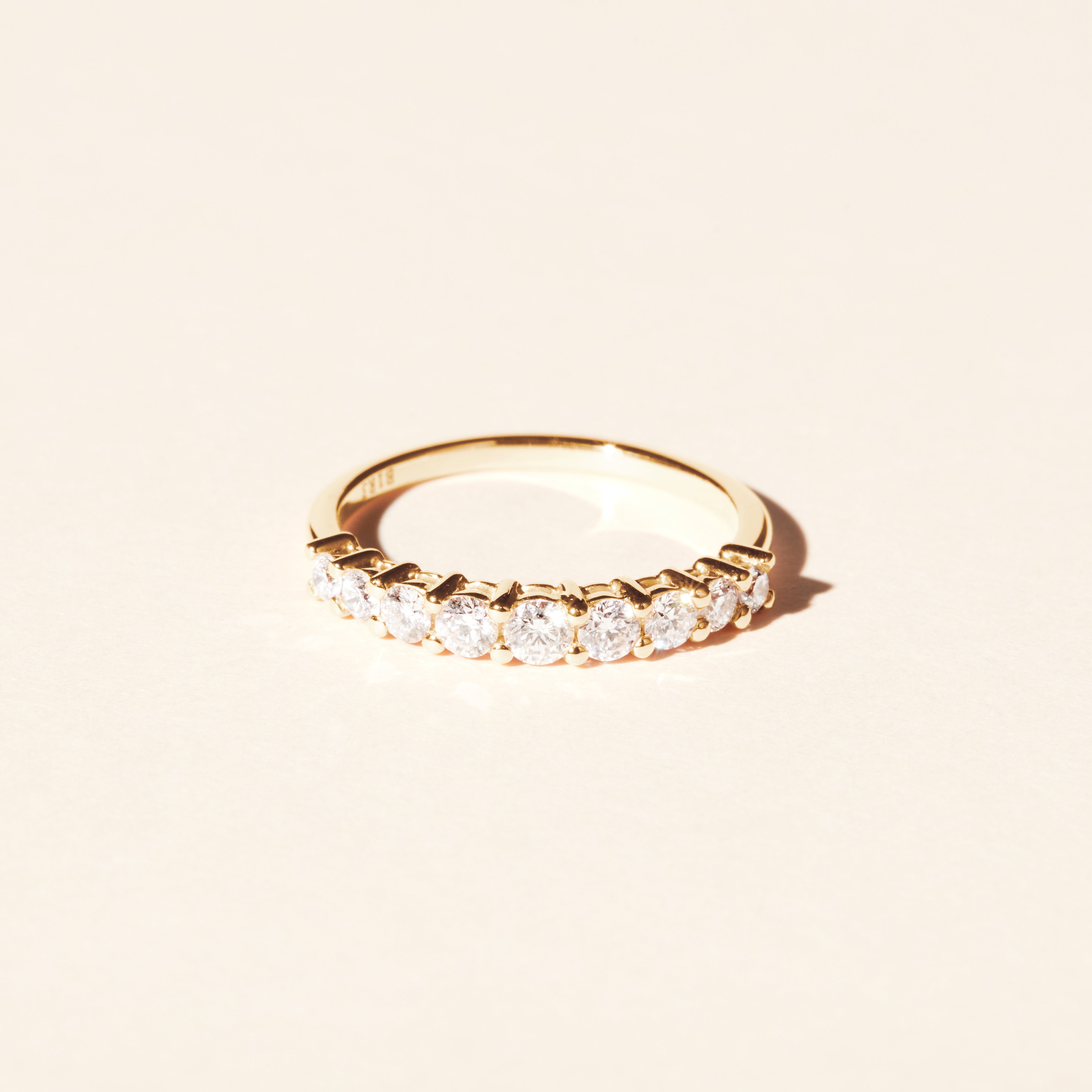 Aimée diamond ring - Yellow gold