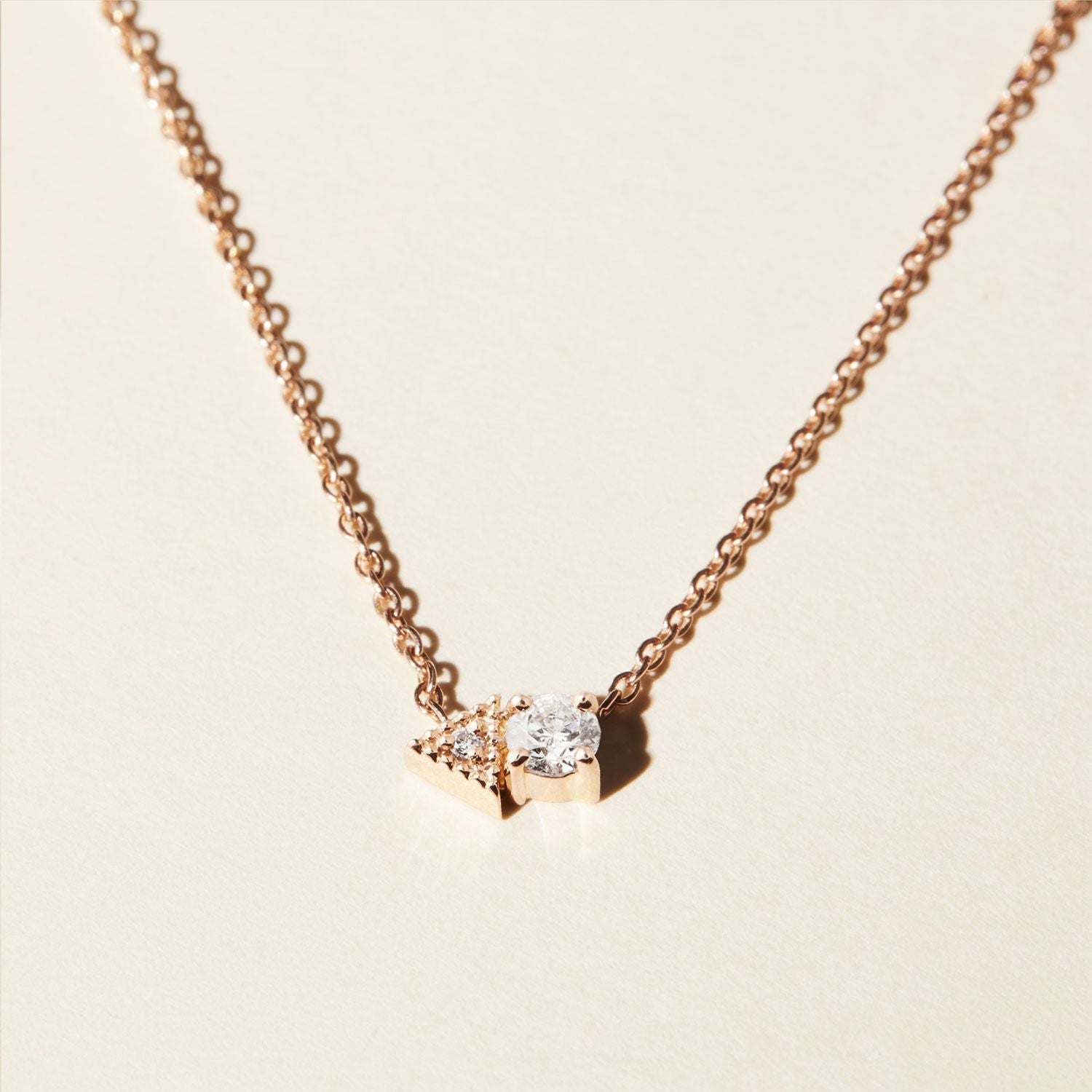 Collier - Brooklyn - Diamants - Or jaune