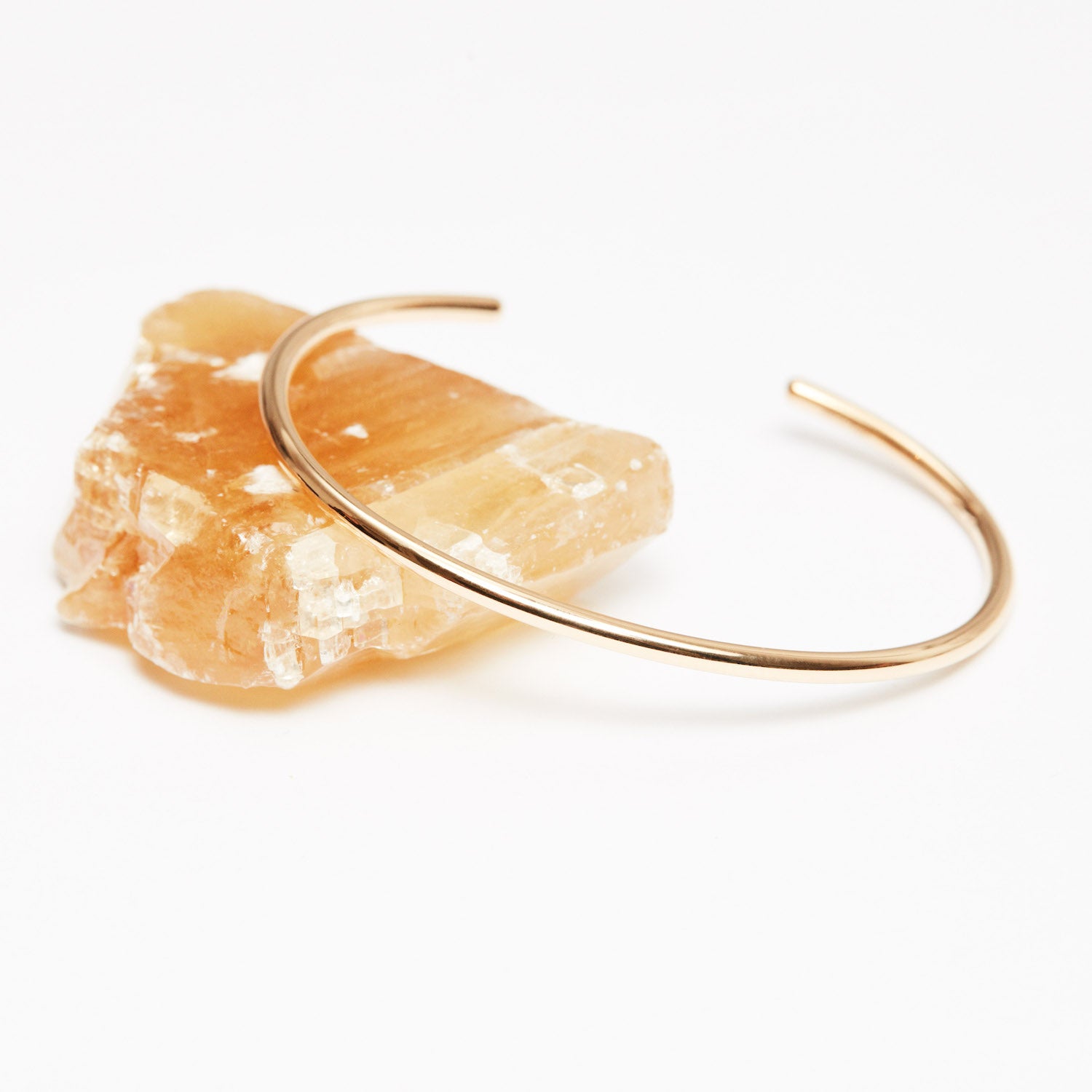 Bracelet - Lys - Jonc classique - Or jaune