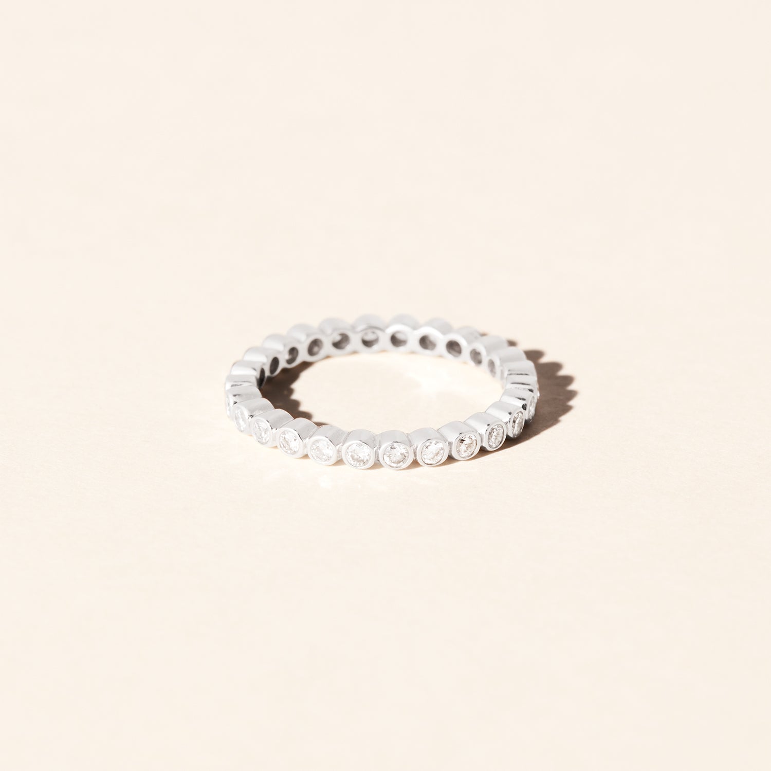 Alliance Lys du Bengale diamants 2.20mm - Or blanc