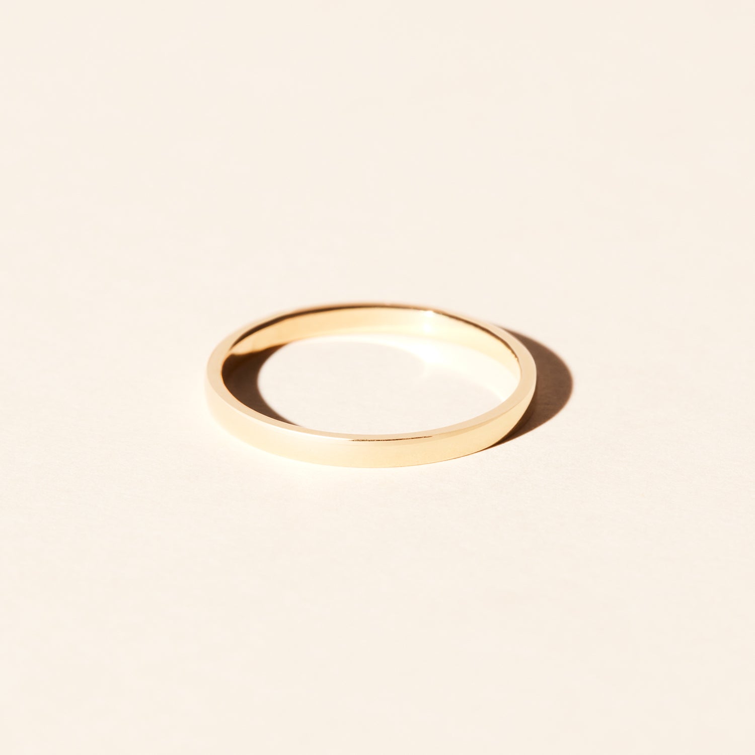 Laurier wedding ring 2.00mm - Yellow gold