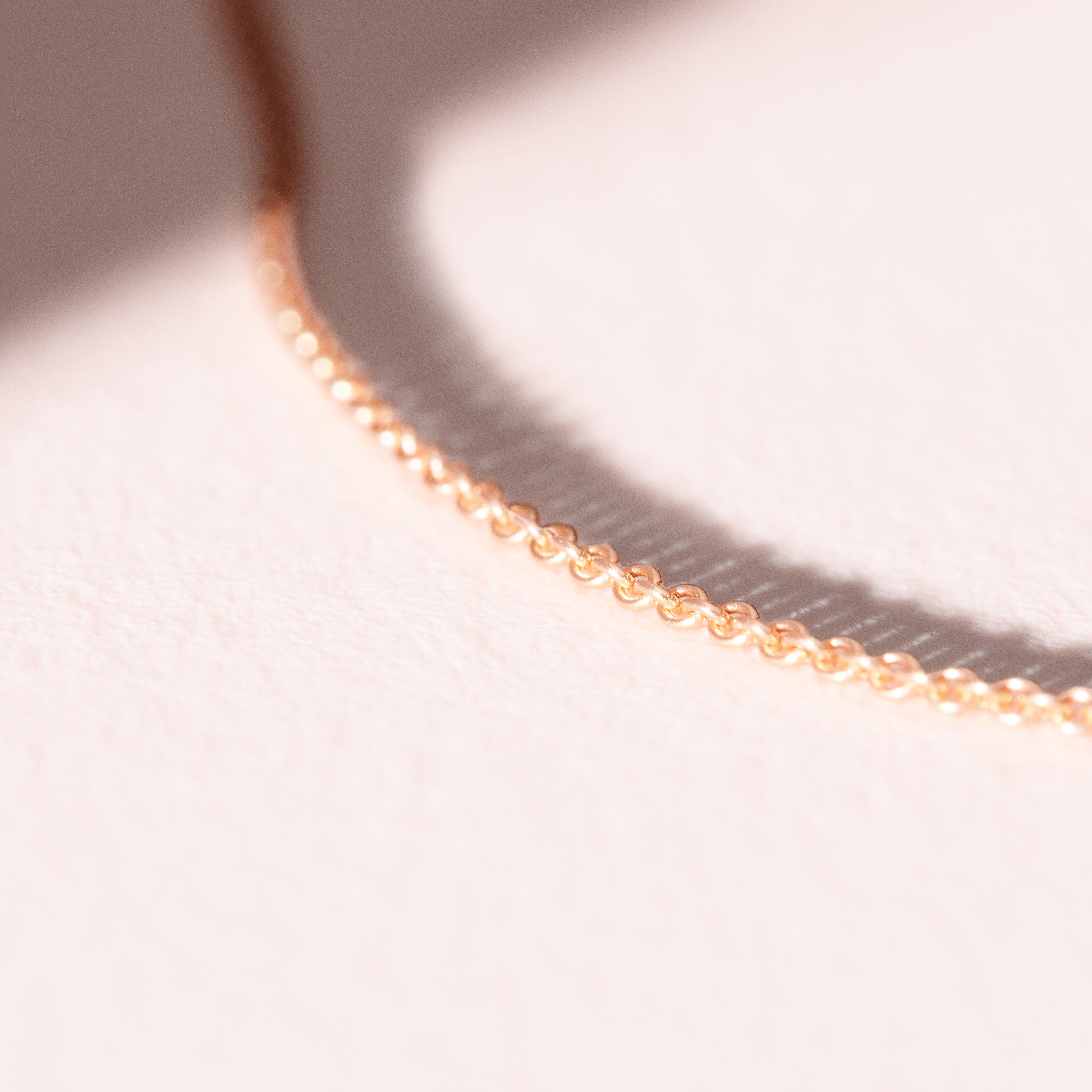 Collier - Chaîne - Maille forçat 45 cm - Or rose