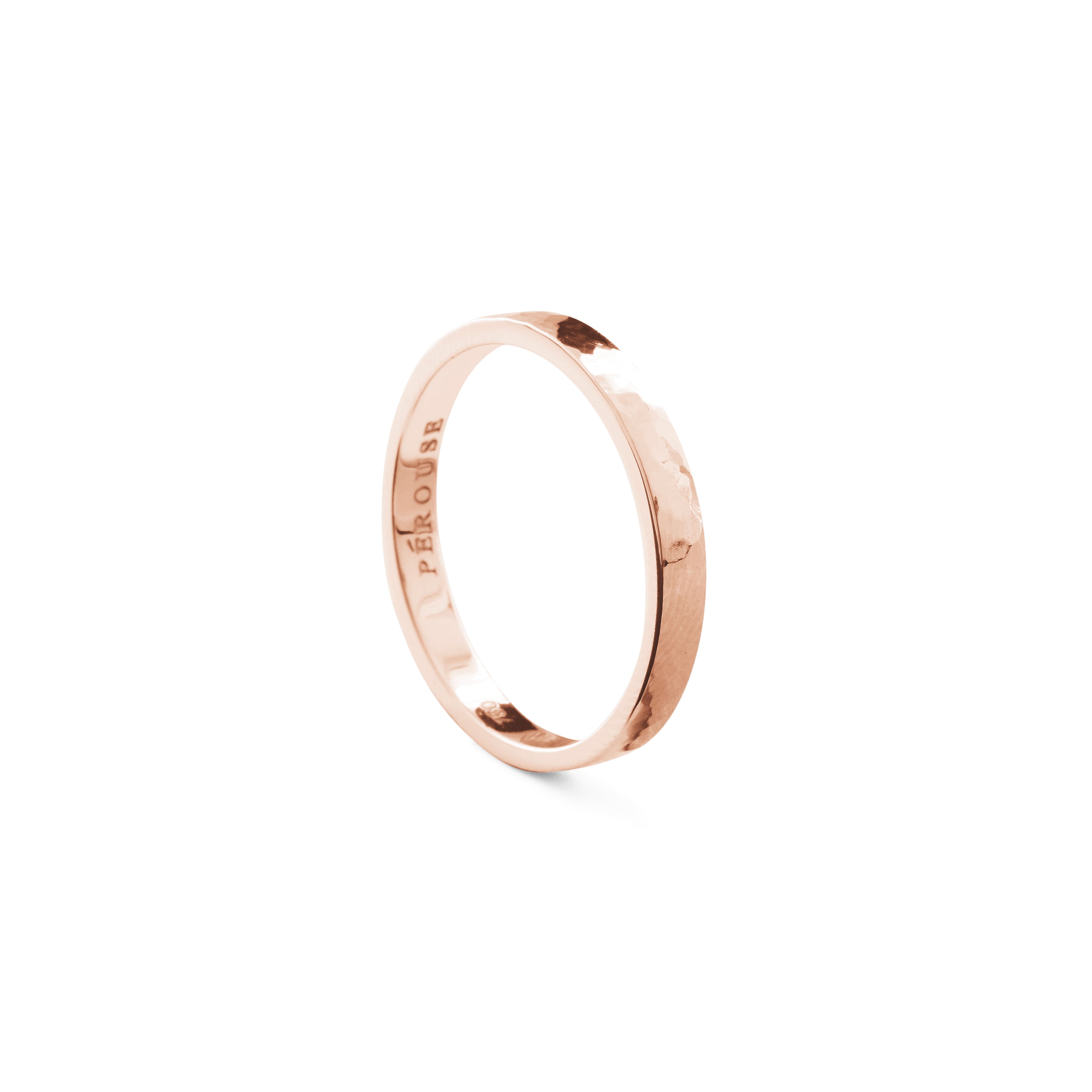 Bark Ring 3.30mm - Rose Gold