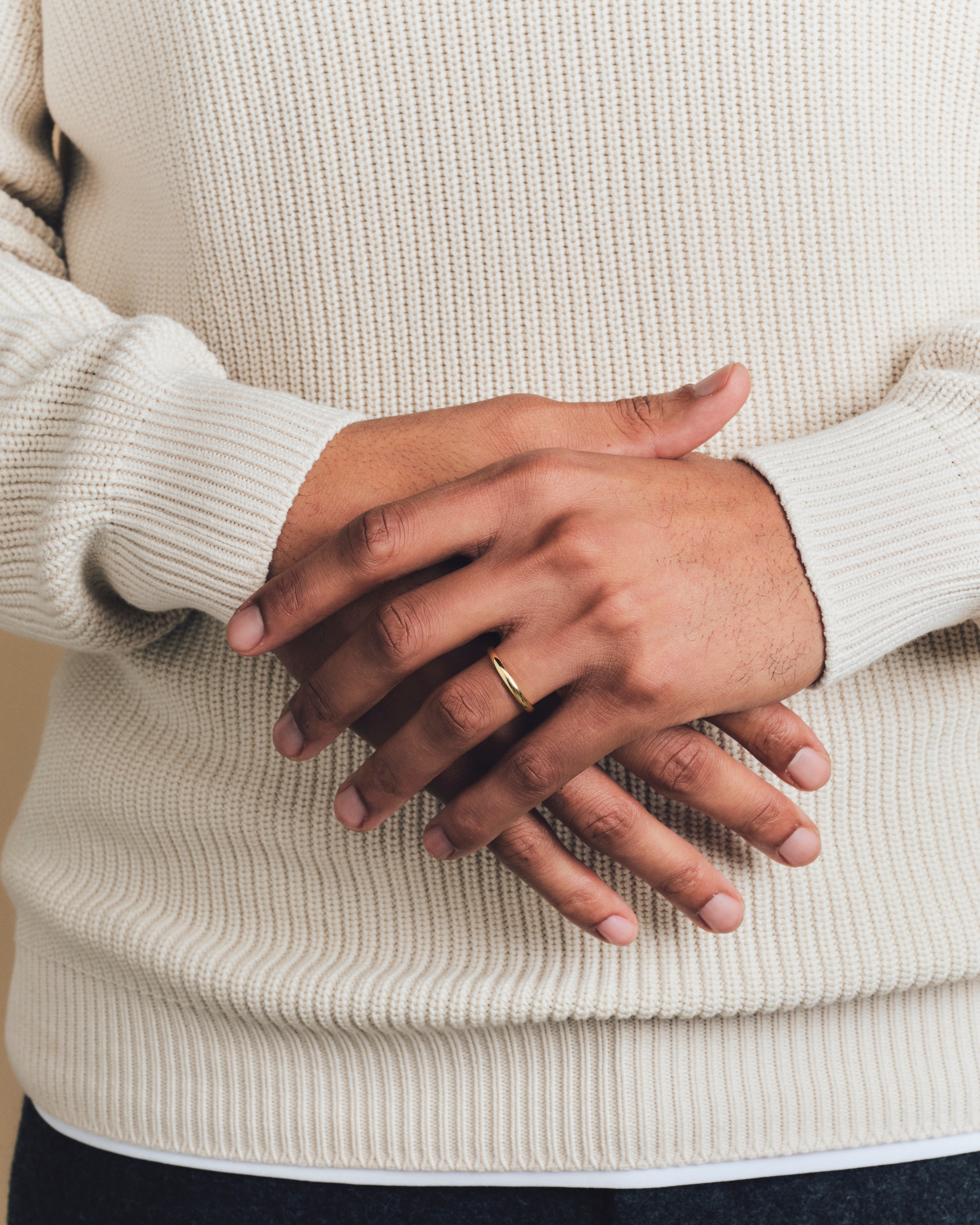 Baobab wedding ring 2.50mm - Platinum