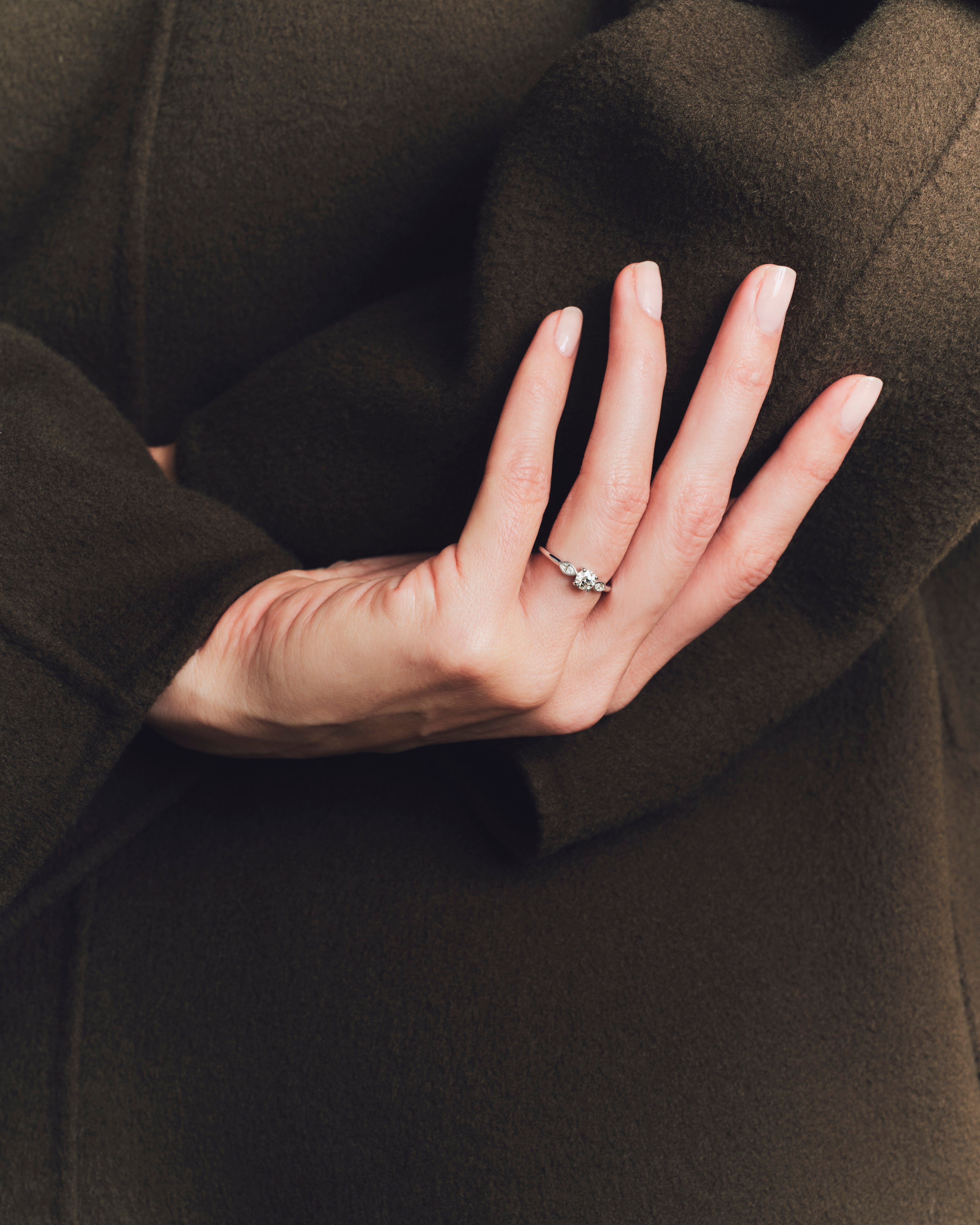 Bague Céleste PM 0.40 carat - Or blanc