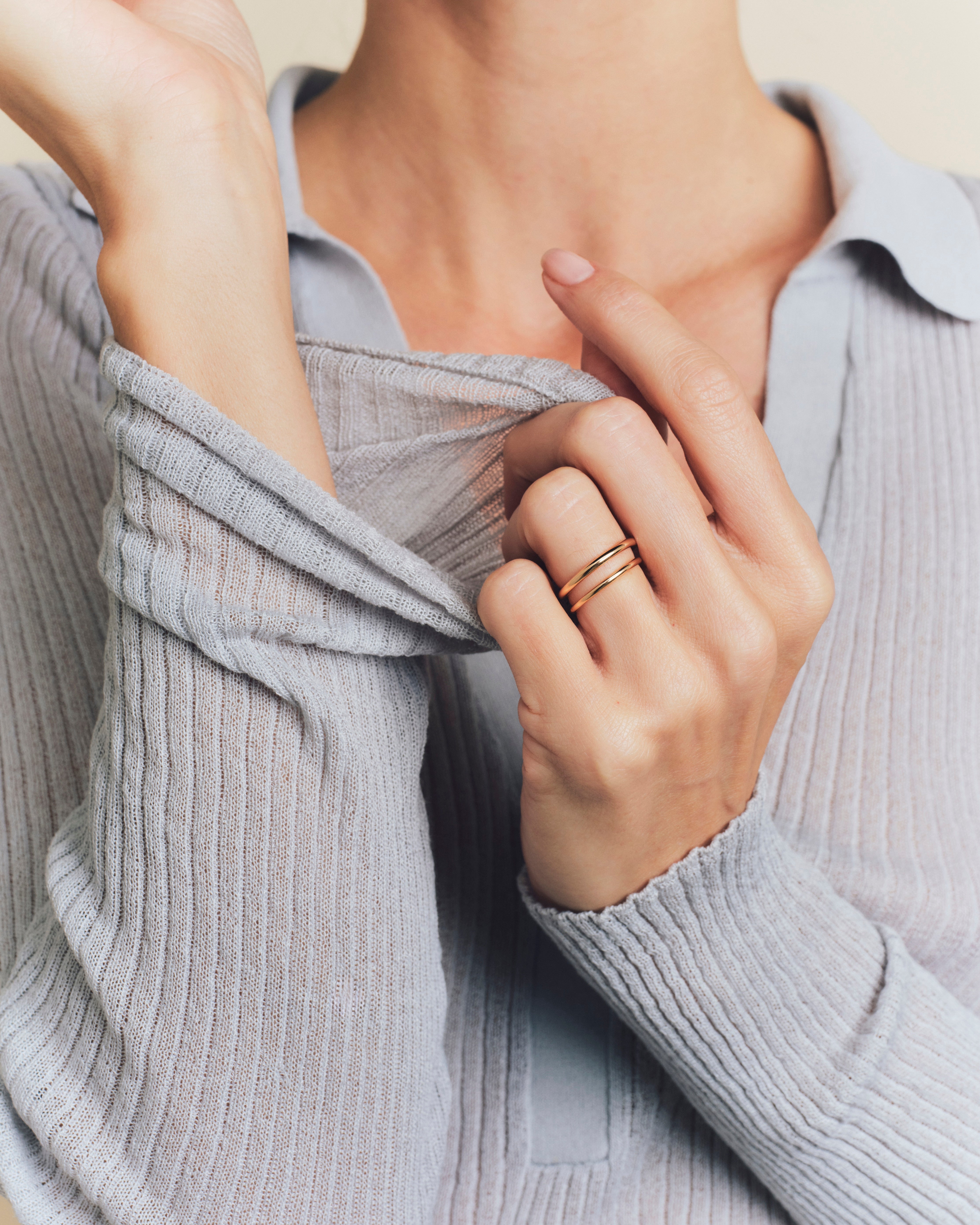 La Parisienne 1.50mm wedding band - Yellow gold