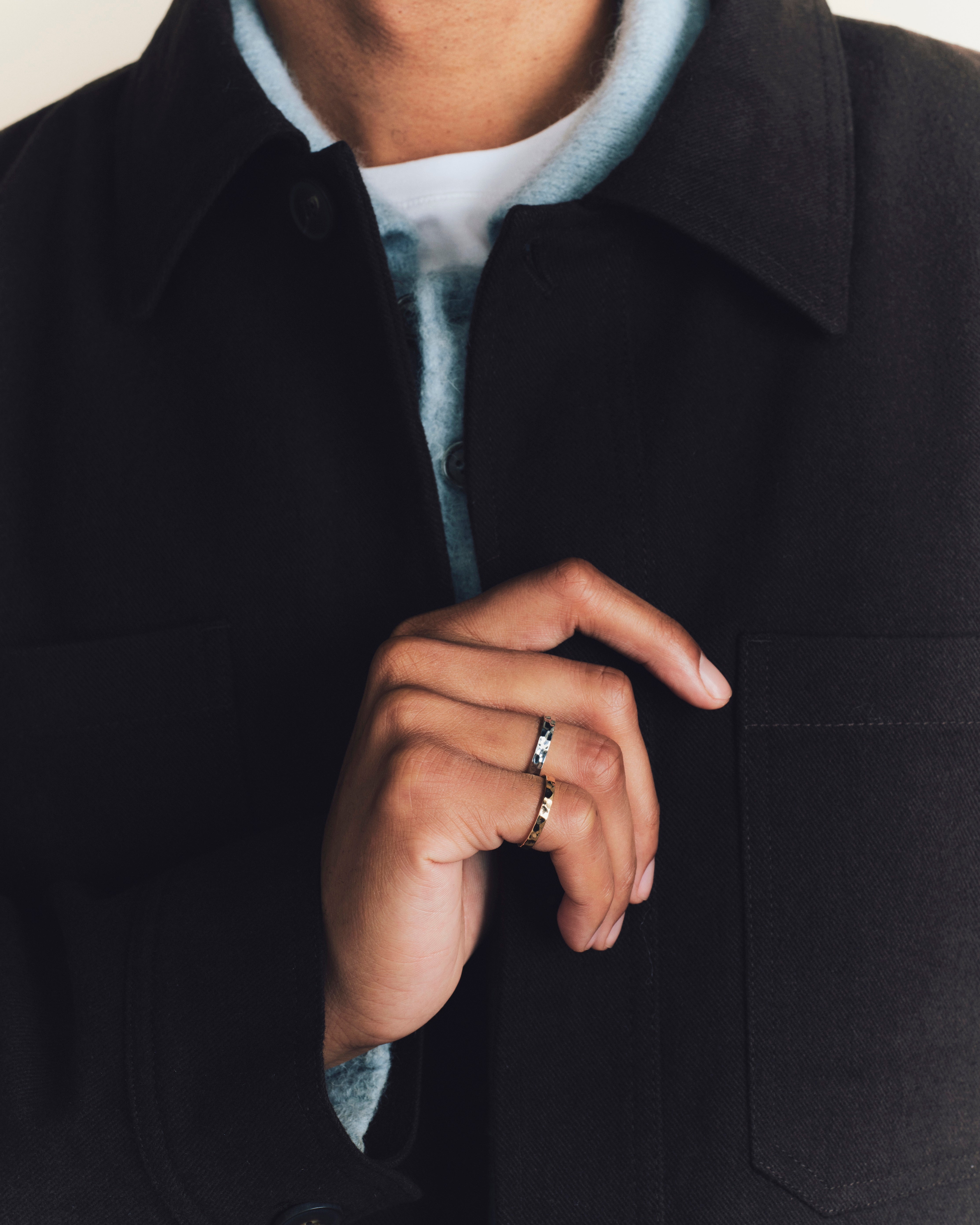 Bark Ring 2.70mm - Rose Gold