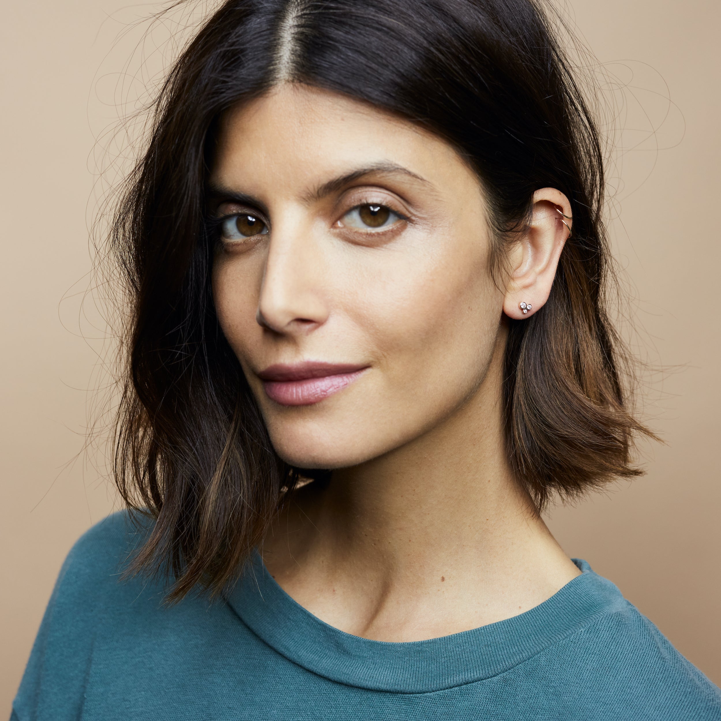 Boucles d'oreilles - Louise - Diamants - Or blanc