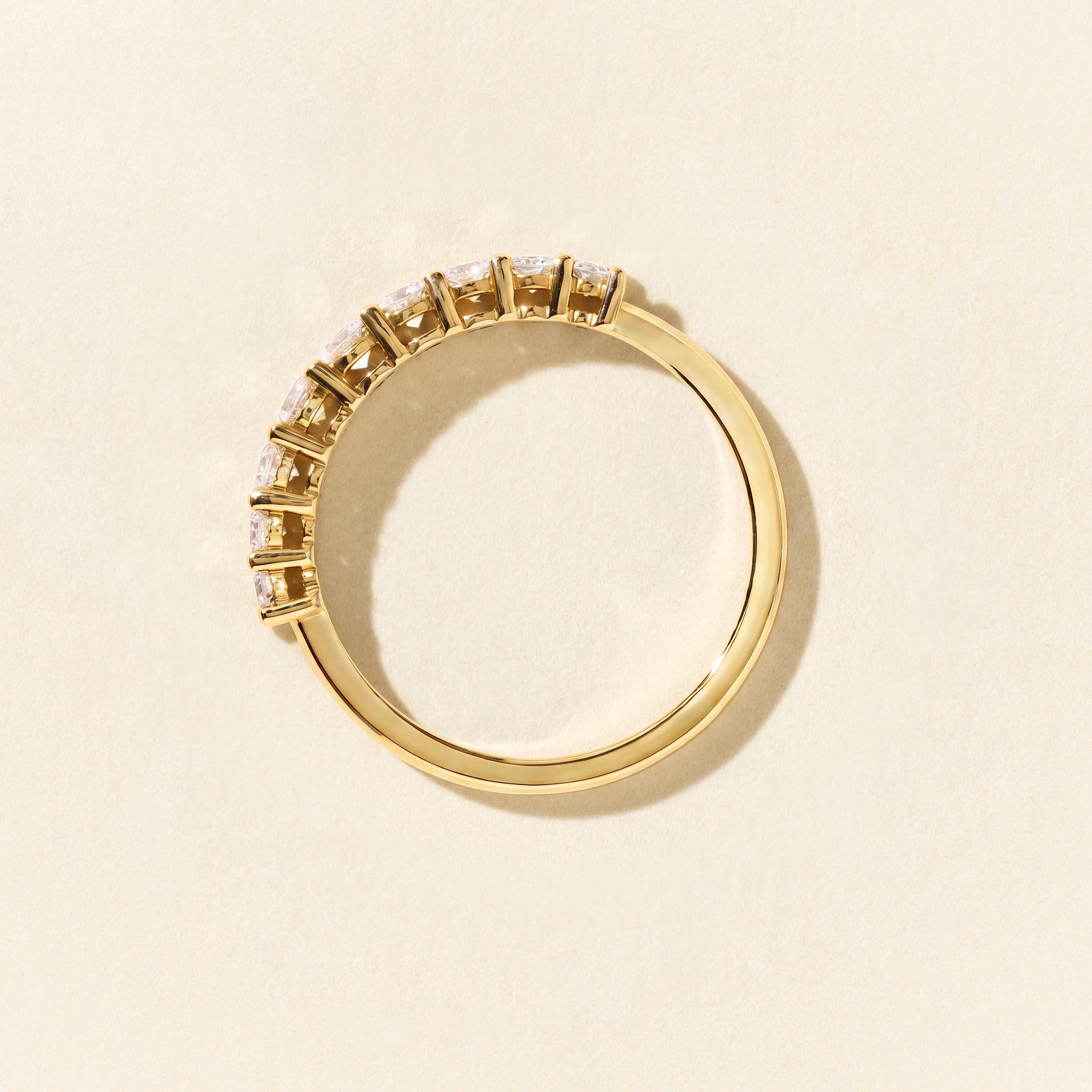 Aimée diamond ring - Yellow gold