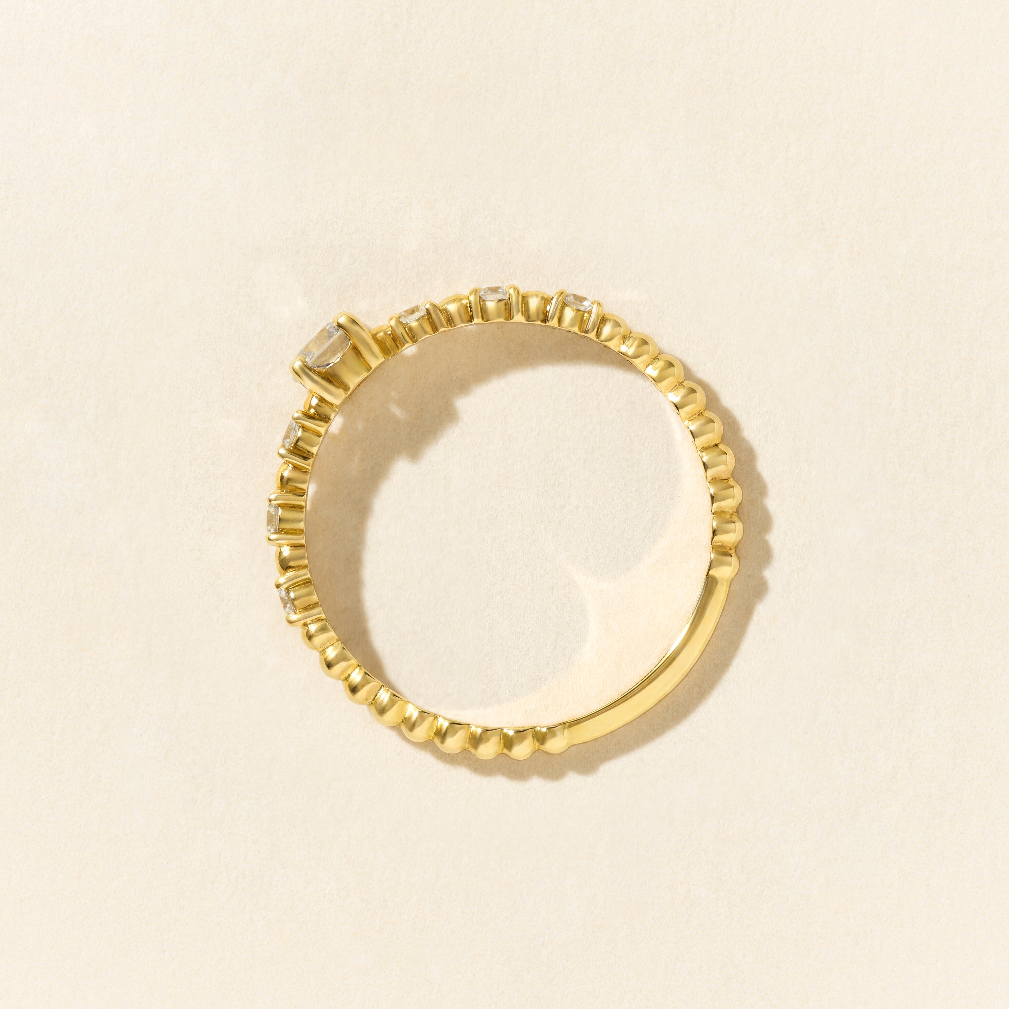 Bague Alma Solitaire diamants 0.20 carat - Or jaune