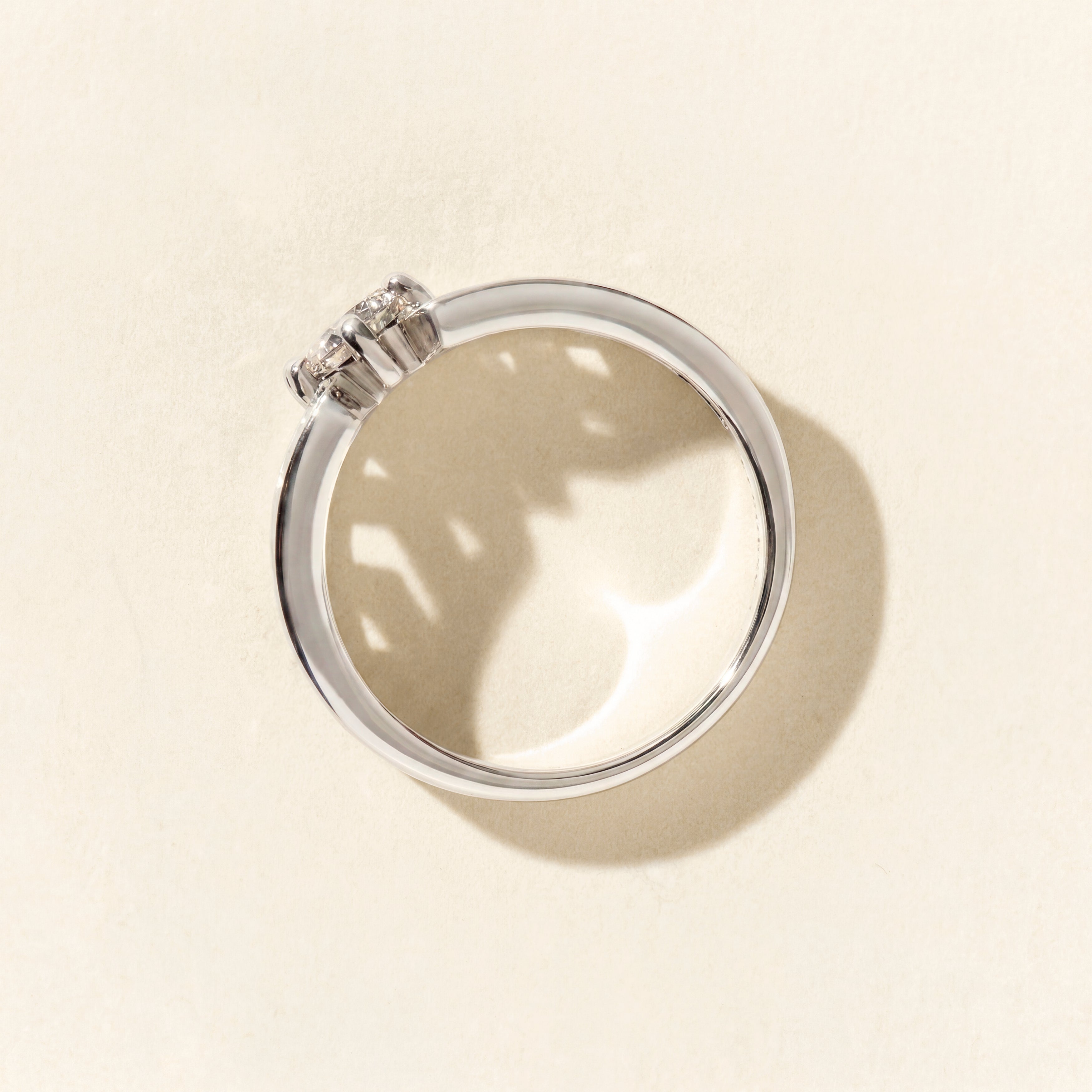 Bague Anna diamants - Or blanc